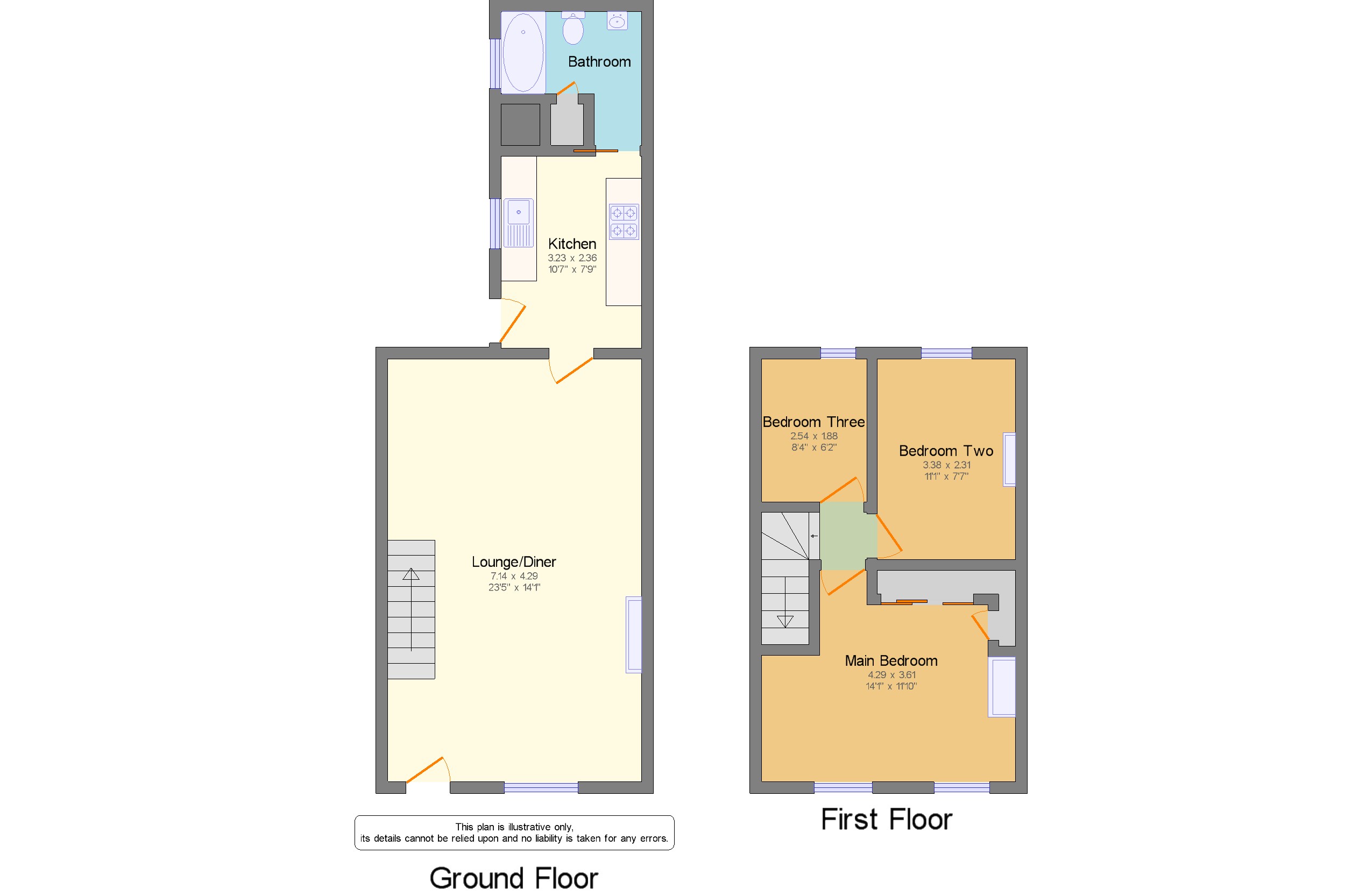 Llewelyn Terrace, Glan Conwy, Conwy, North Wales LL28, 3 bedroom terraced house for sale