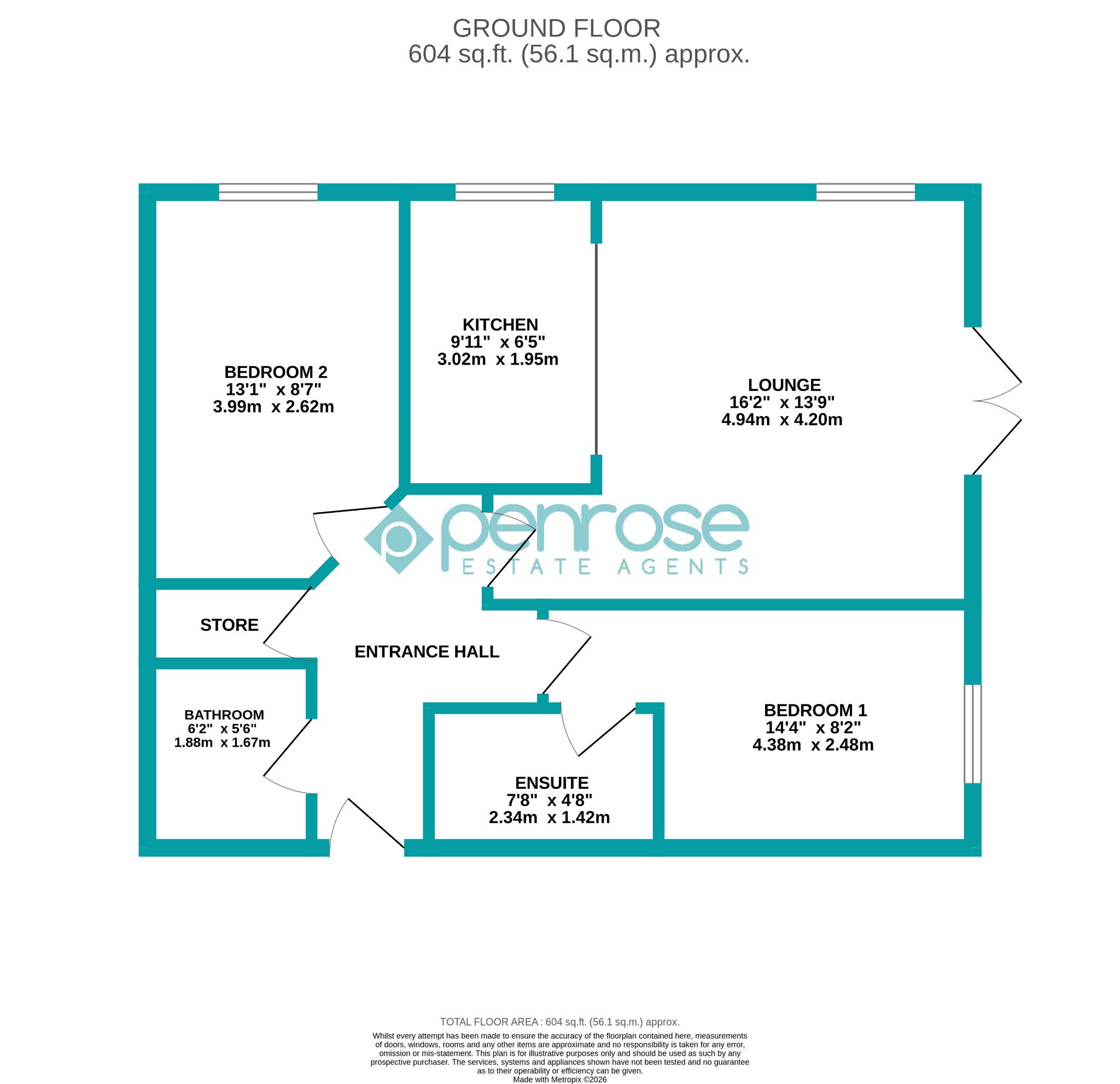 Dunstable, Bedfordshire floorplan