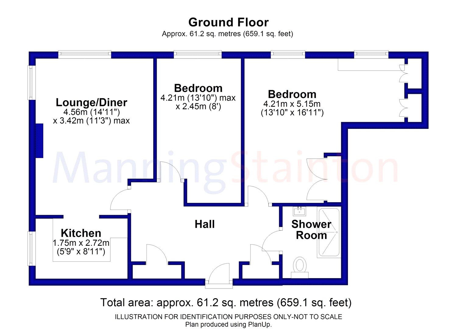 60, Primrose Court, Leeds floorplan