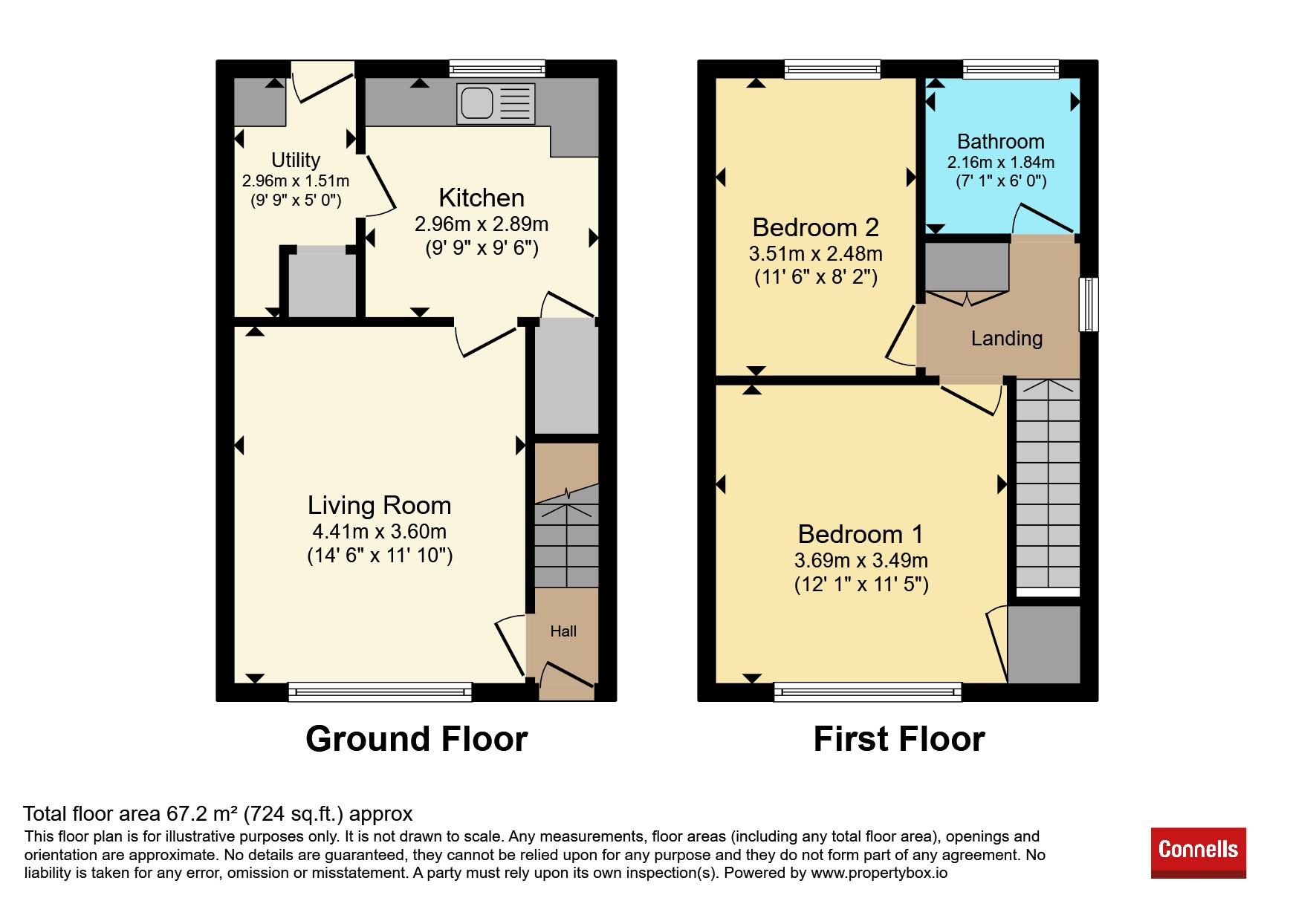 4, Kenwater Close, Leominster floorplan