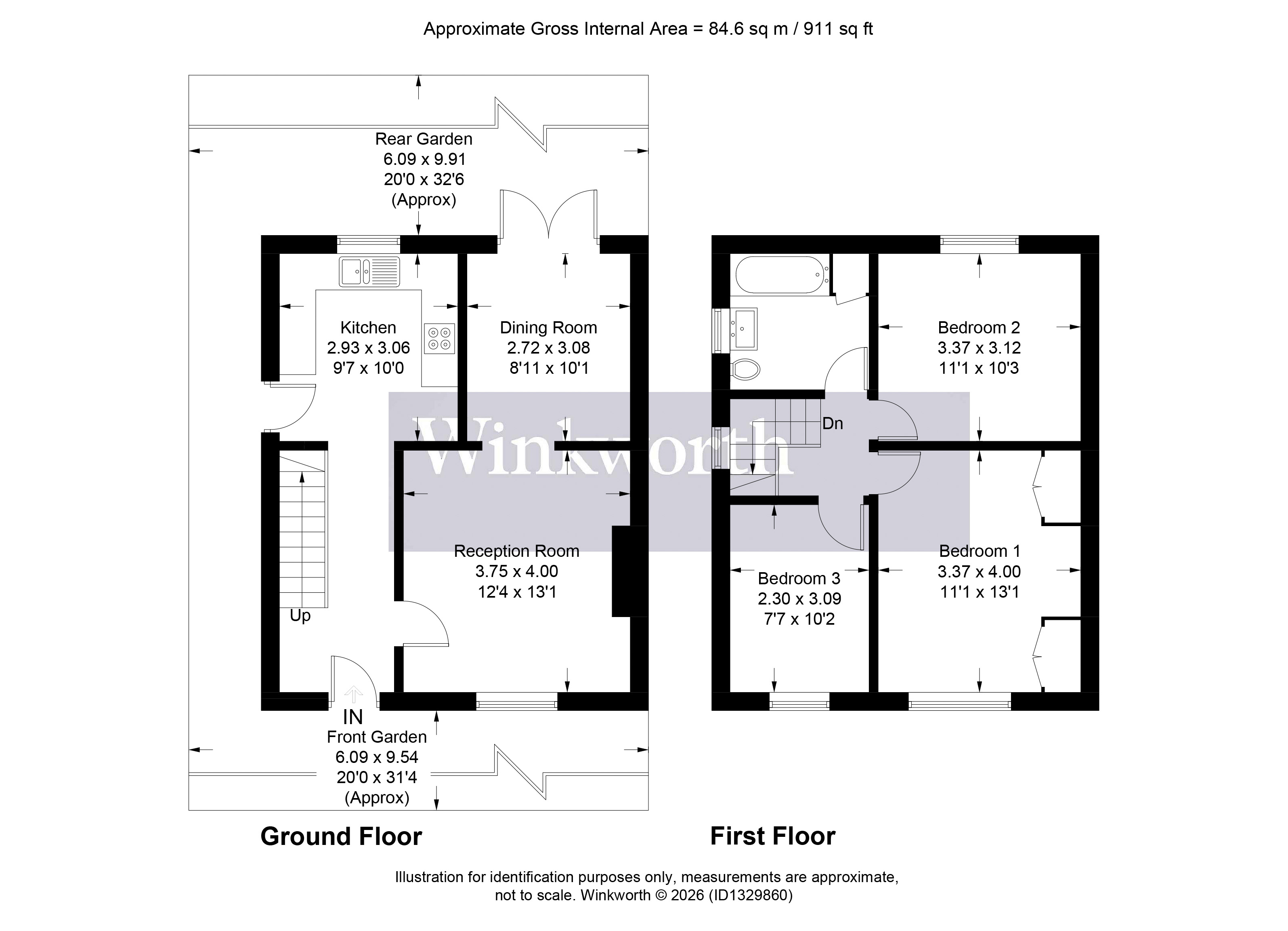 5, Featherstone Gardens, Hertfordshire floorplan
