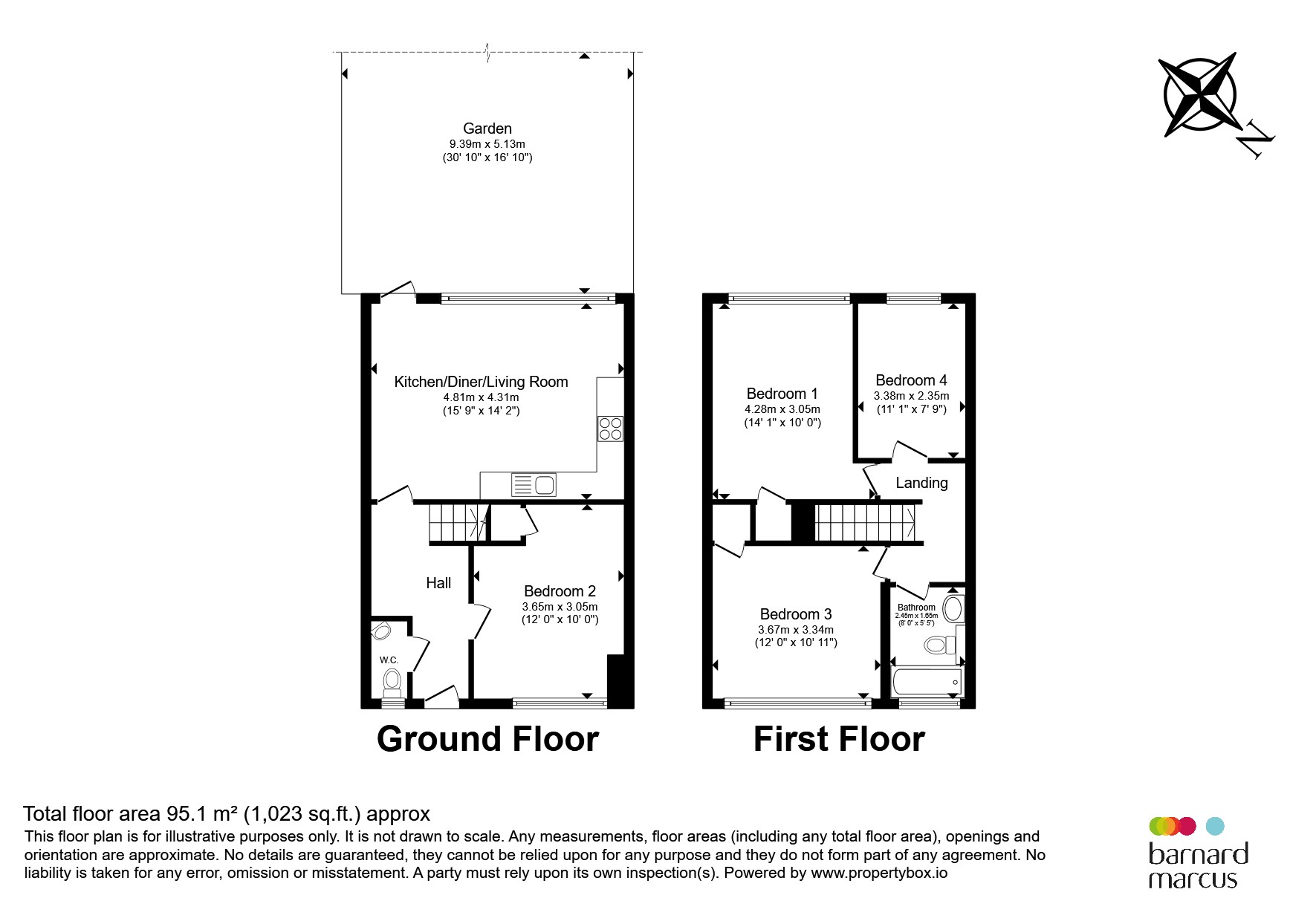 87, Ibsley Gardens, London floorplan
