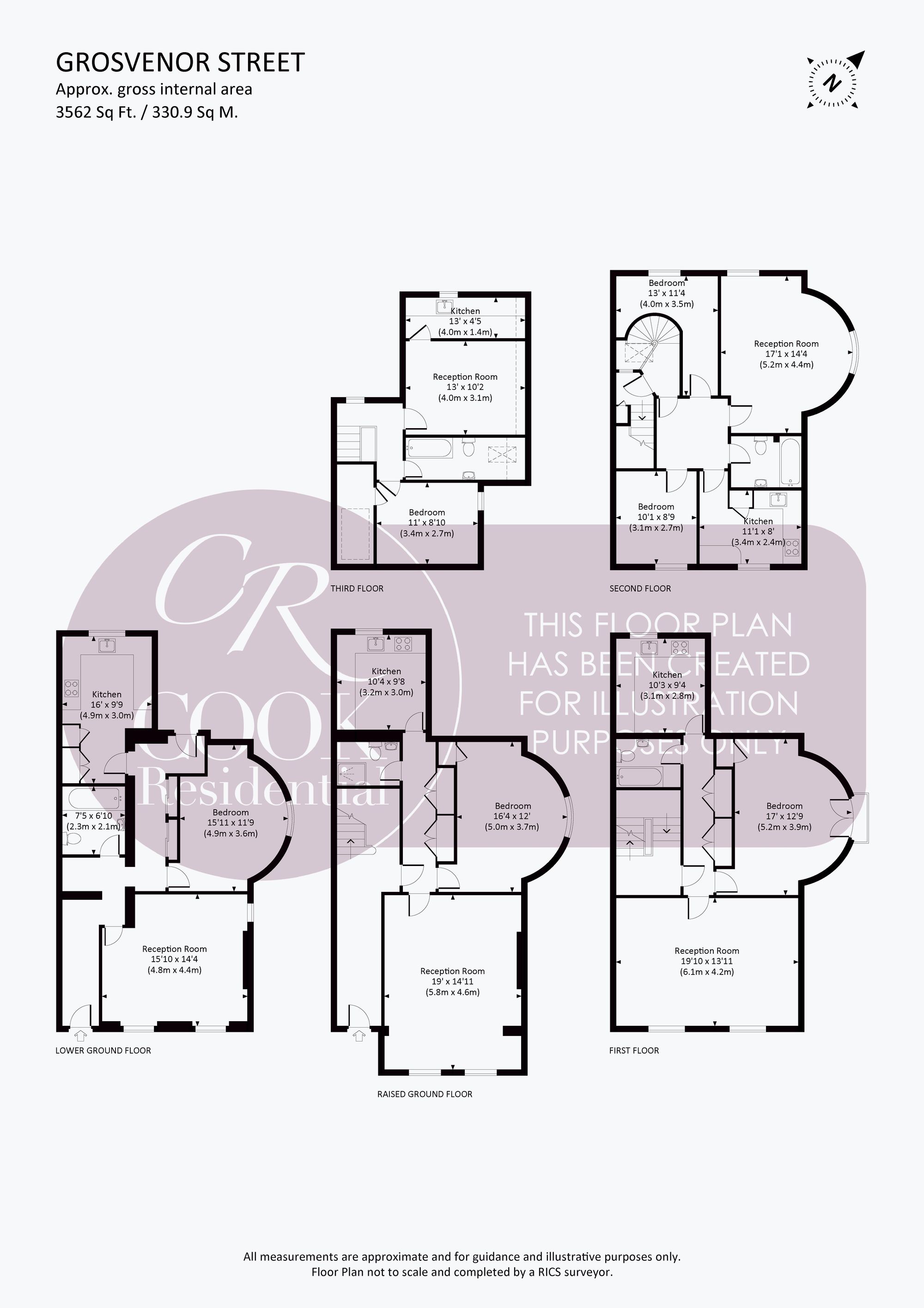 60 Grosvenor Street, Cheltenham floorplan