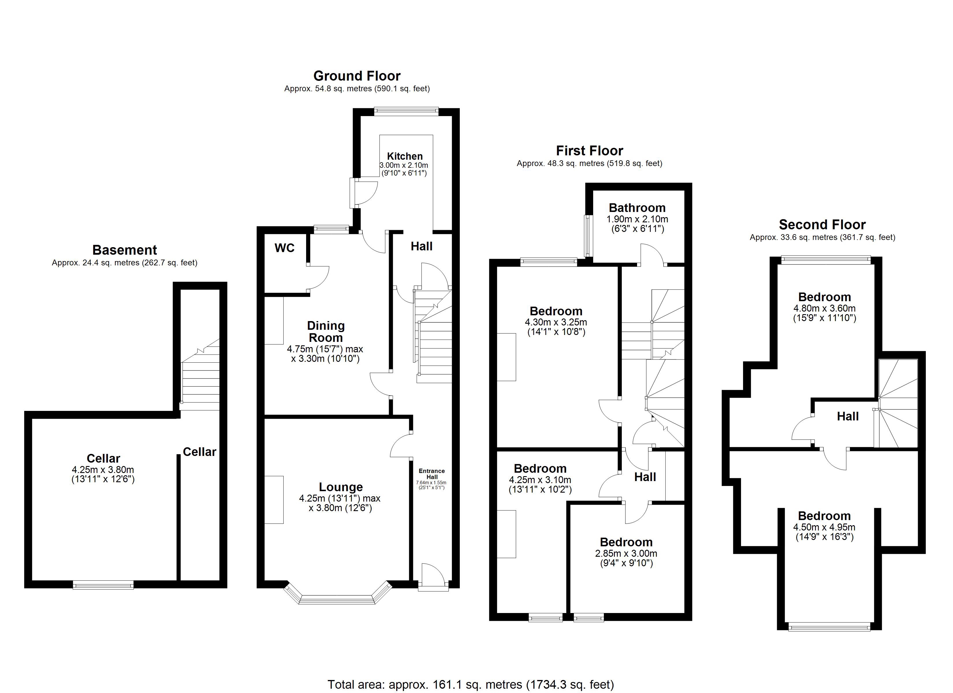 5 Bedrooms Terraced house for sale in Woodland View, Leeds LS7