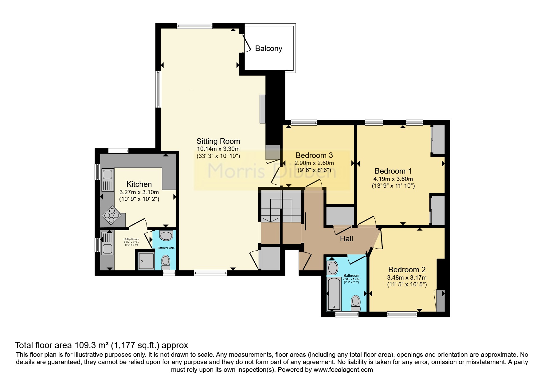 Flat 15, Bayview Court, 85, Sea Front, Hampshire floorplan