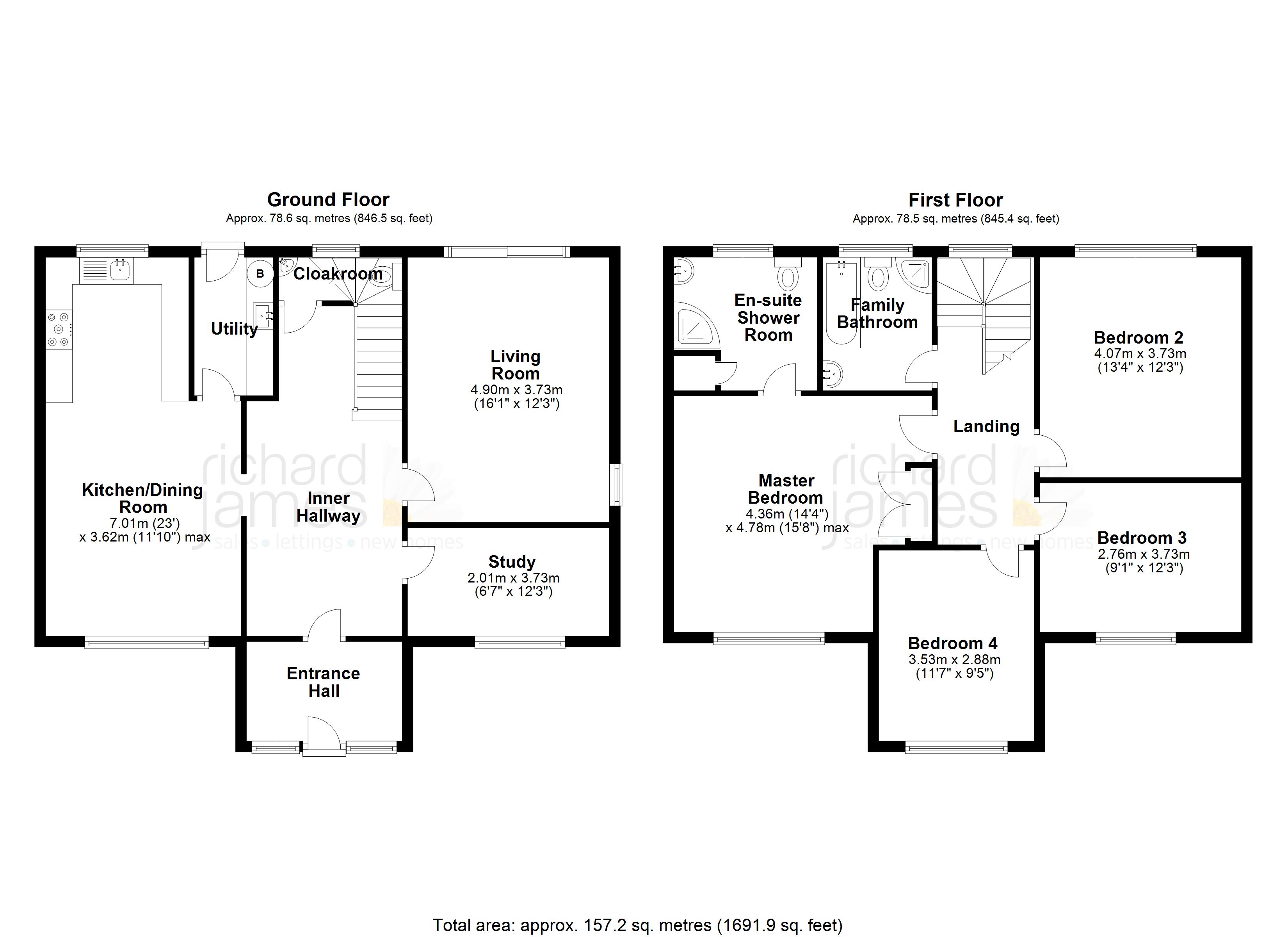 4 Bedrooms Detached house for sale in Kenwin Close, Swindon, Wiltshire SN3