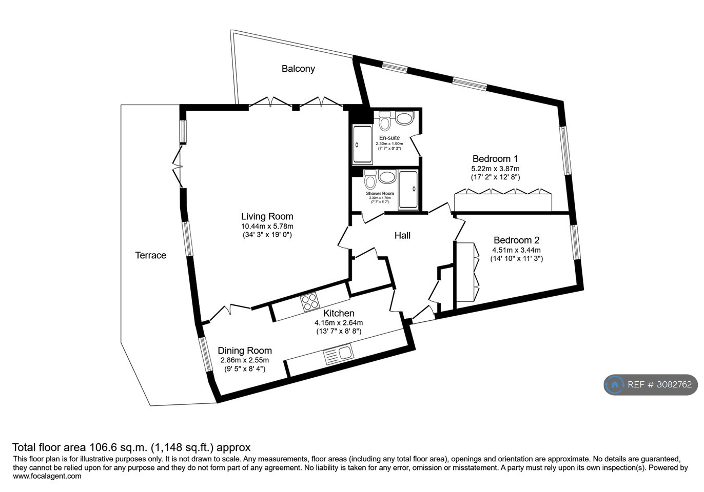 Greenwich Apartments Redland Court Road, Bristol floorplan