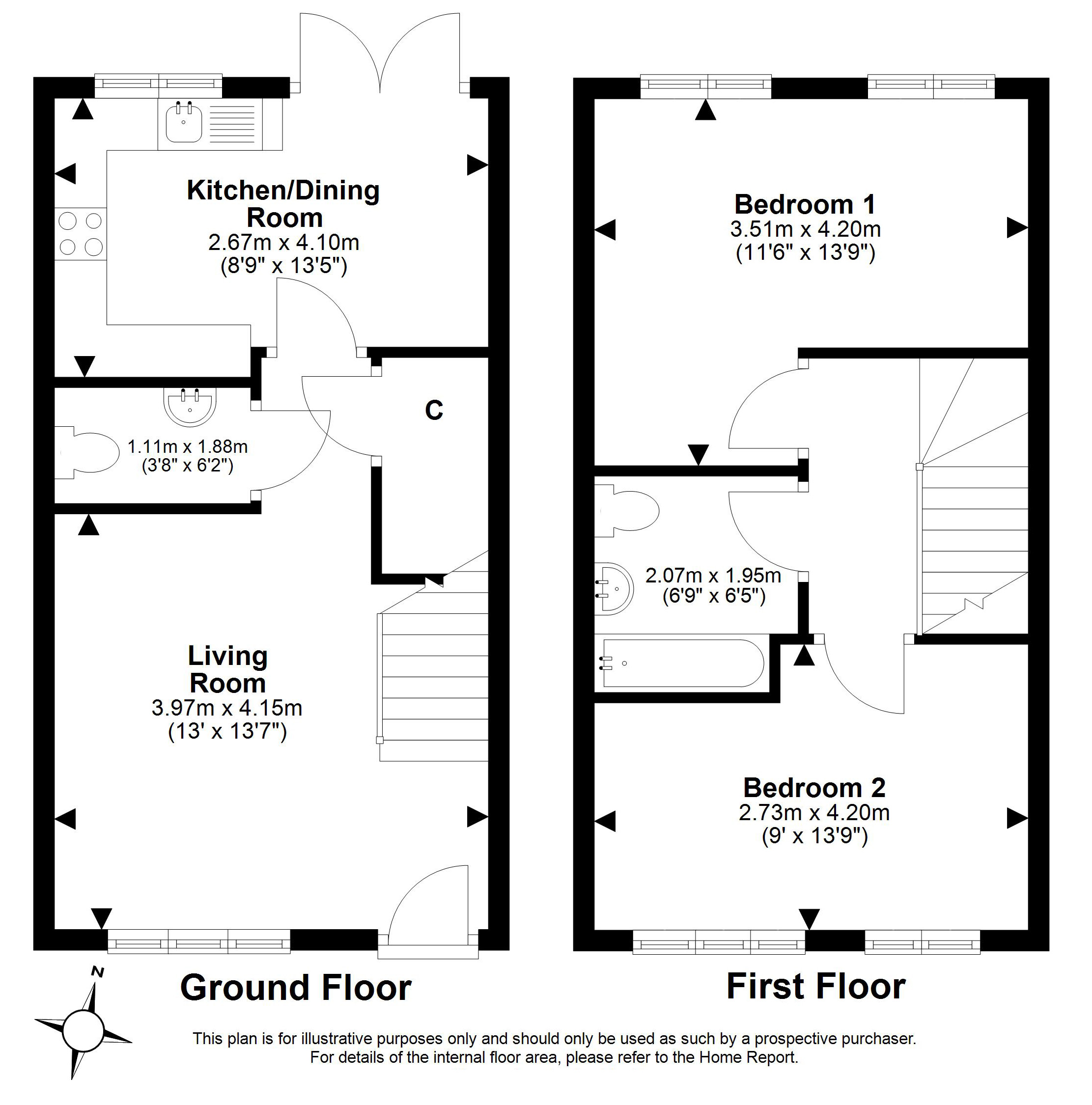 2, Maxwell Grove, Armadale, Bathgate floorplan