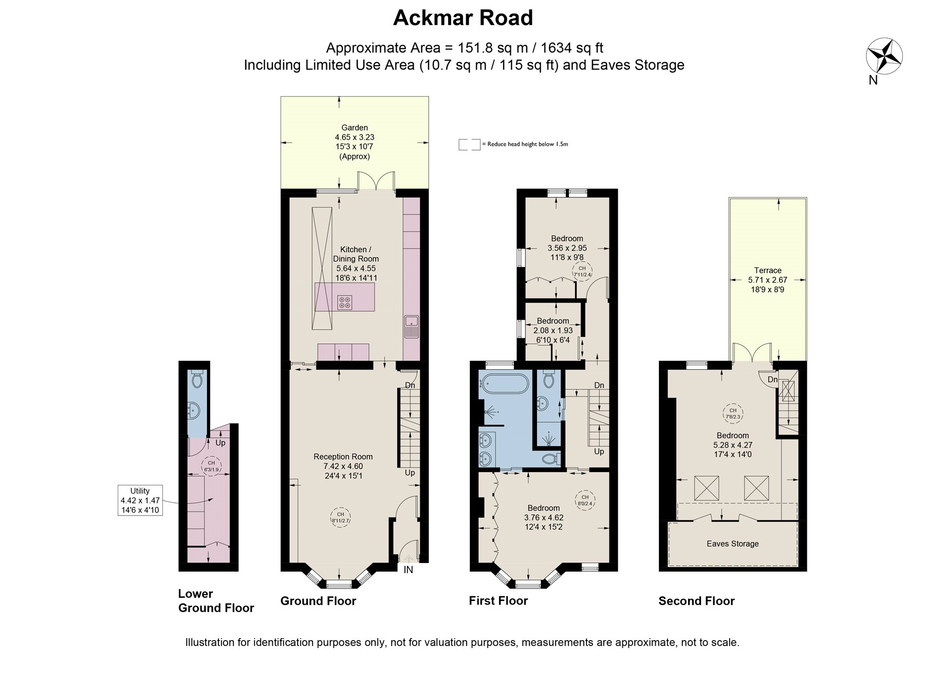 8, Ackmar Road, London floorplan