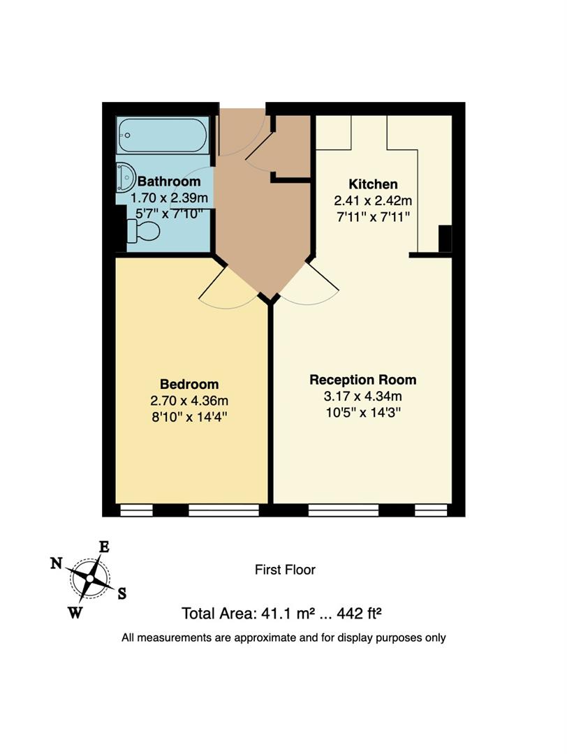 8, Leabank Square, Hackney floorplan