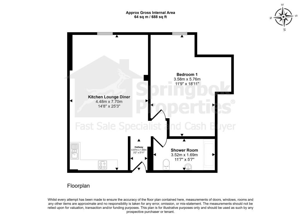 5b, Leicester Road, Leicester floorplan