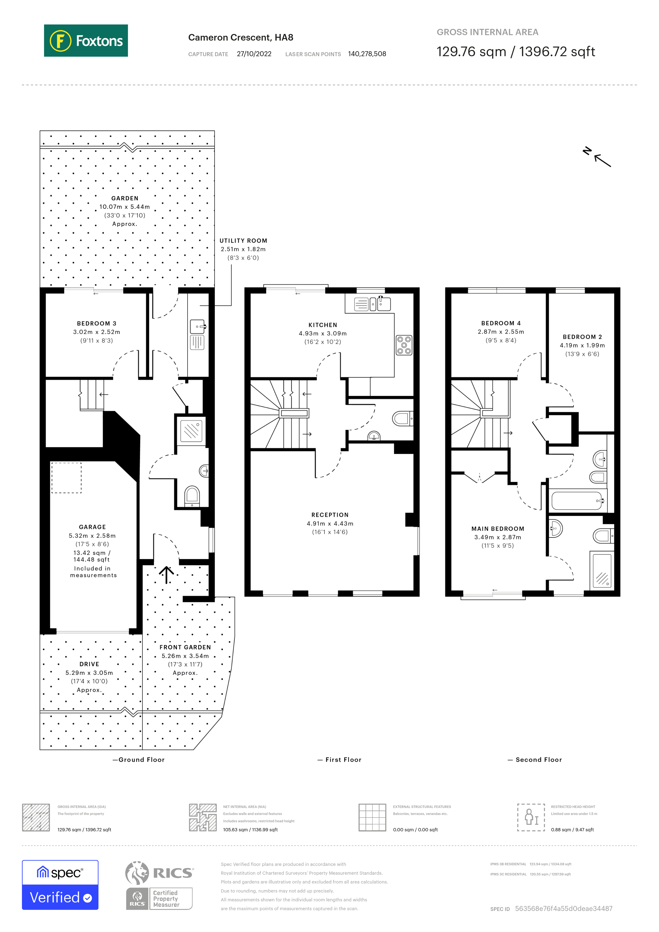Cameron Crescent, Edgware HA8, 4 bedroom end terrace house for sale