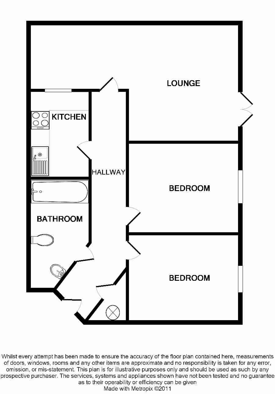 2 Bedrooms Flat to rent in St Christophers Walk, Bishopsgate, Wakefield WF1