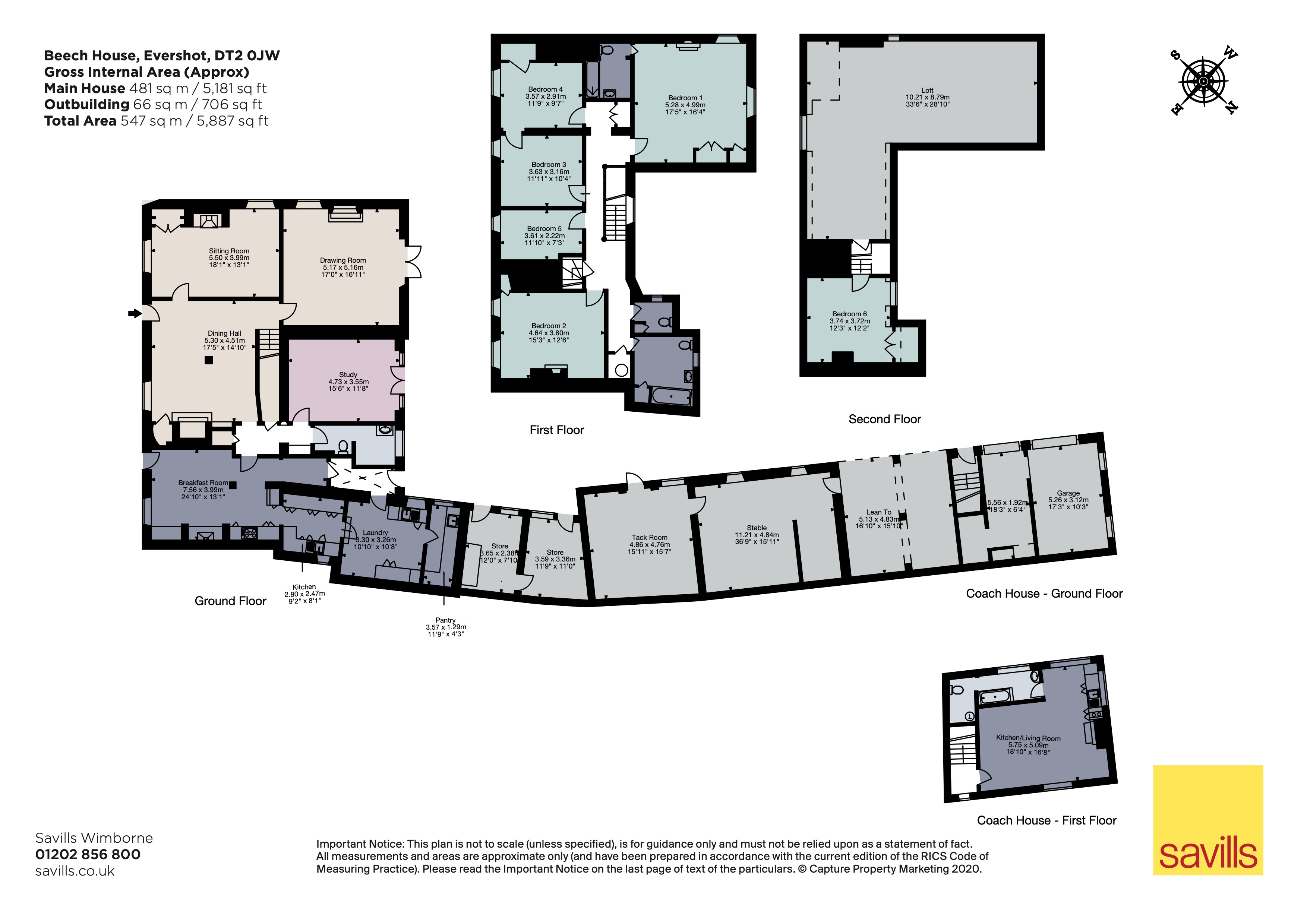 Fore Street, Evershot, Dorchester, Dorset DT2, 6 bedroom semidetached