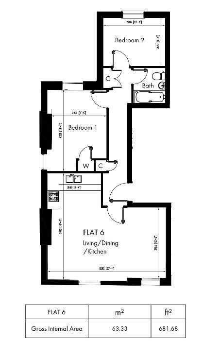 2 Bedrooms Flat for sale in Lower Addiscombe Road, Addiscombe, Croydon CR0