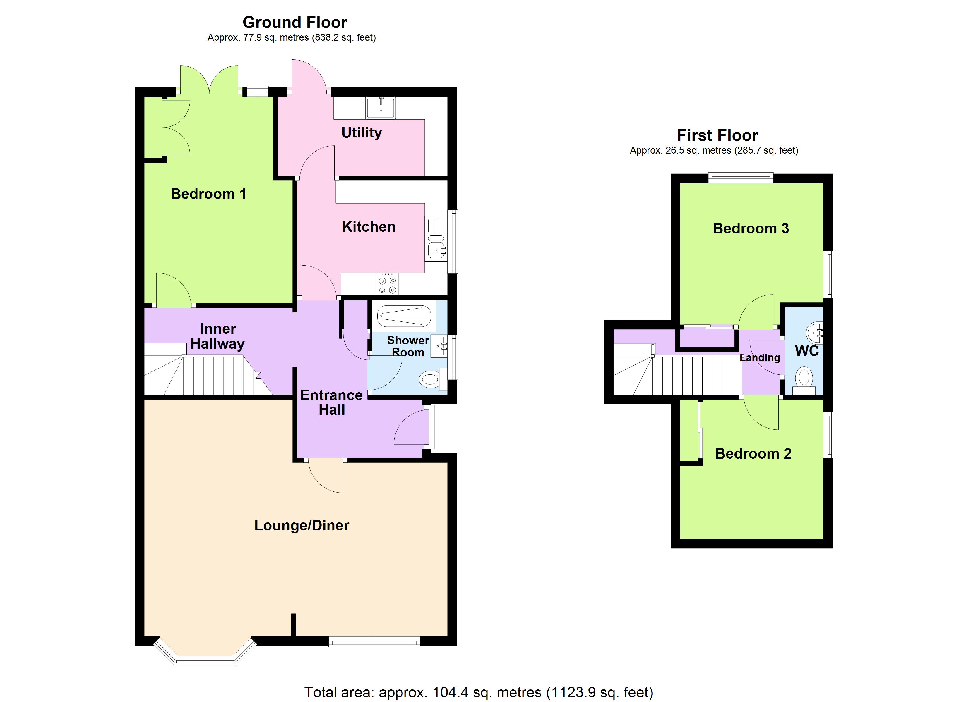 17, Ashdown Road, Fawley floorplan