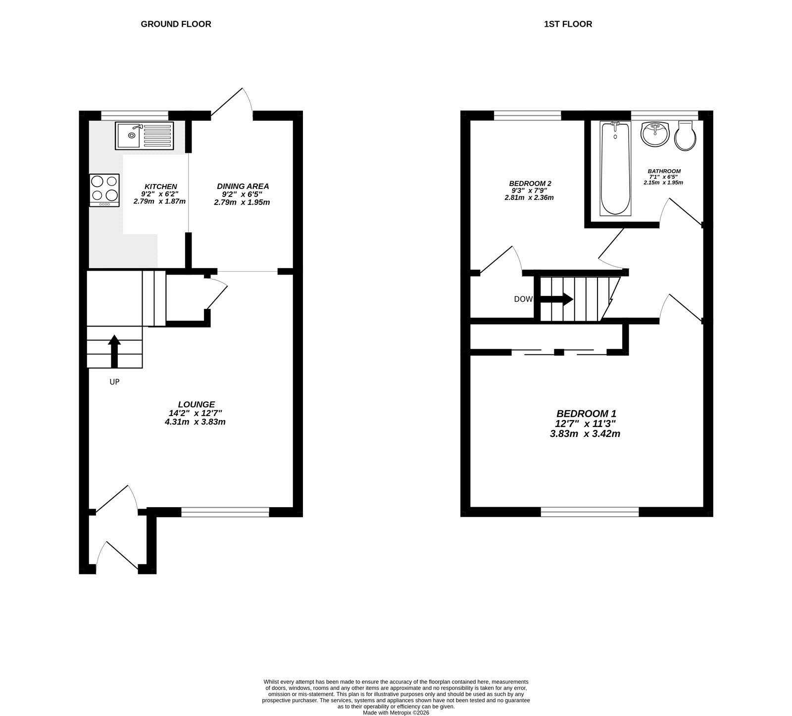 28, Mary Mead, Bracknell floorplan