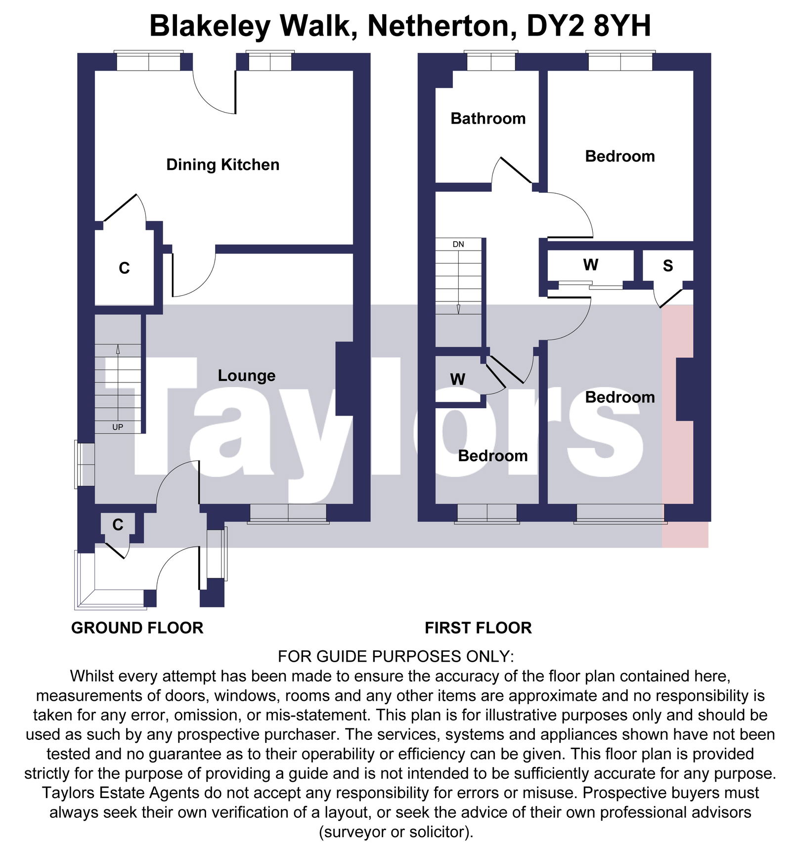 26, Blakeley Walk, Dudley floorplan