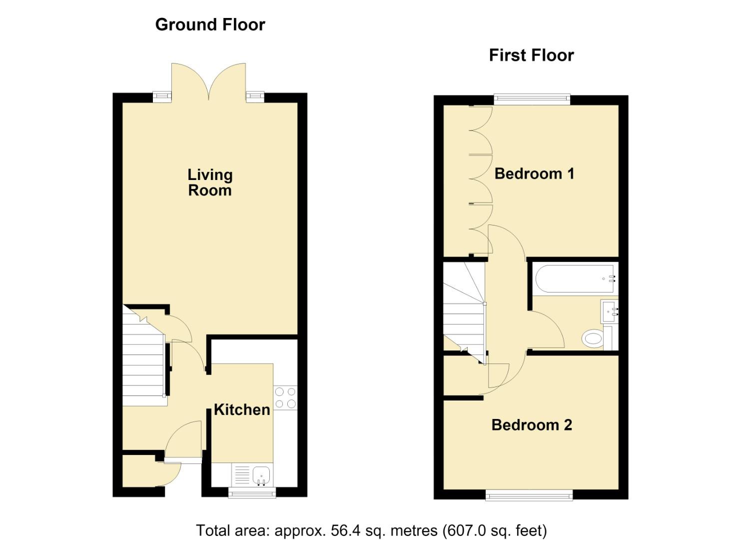 1, Eton Way, Dartford floorplan