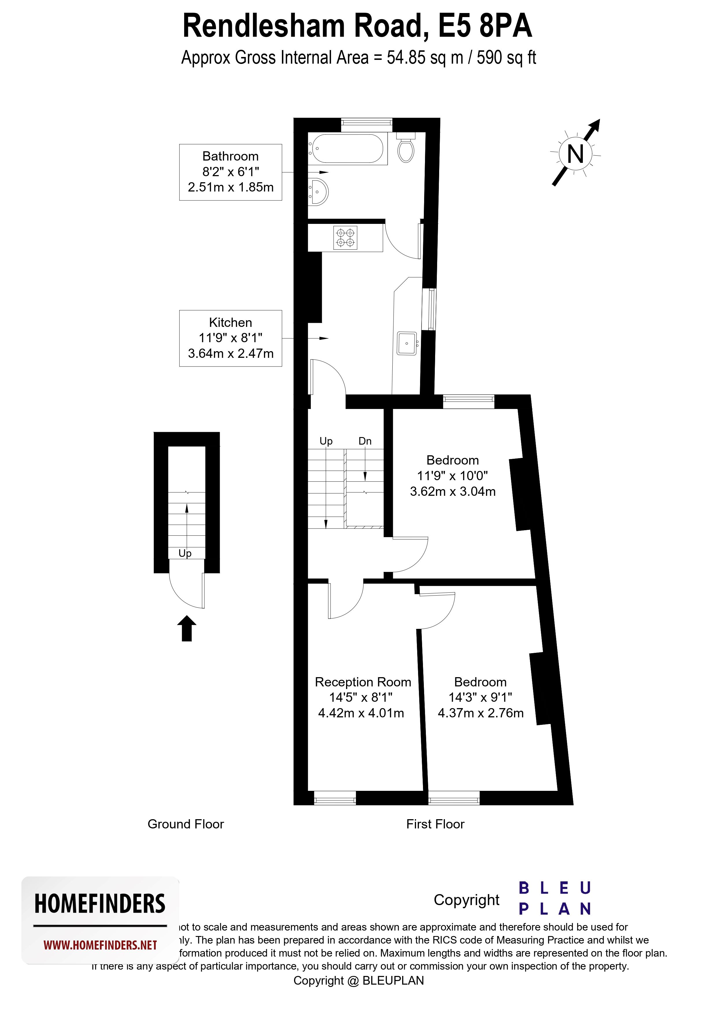 Rendlesham Road, London floorplan