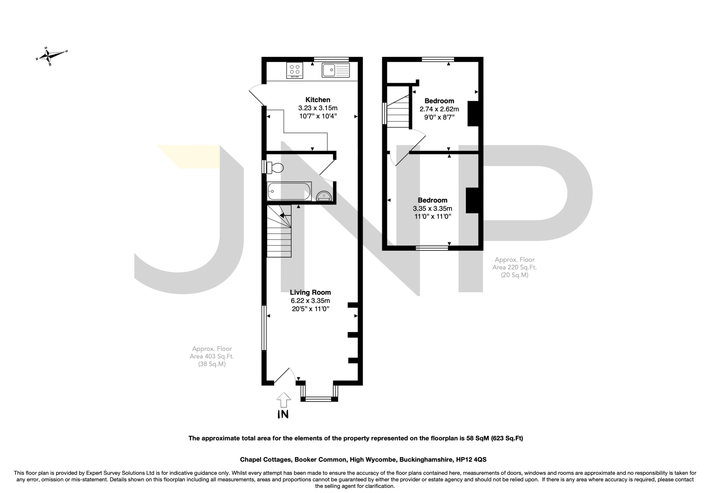 1 Chapel Cottages,, Booker Common, High Wycombe floorplan