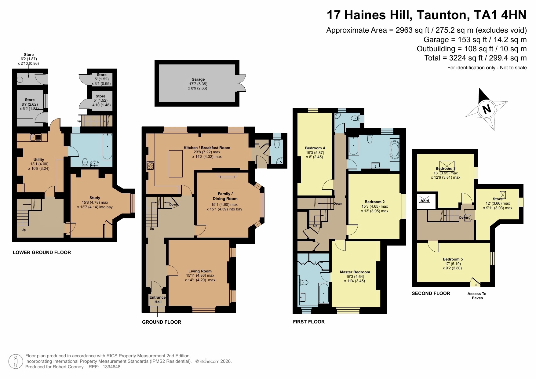 17 Haines Hill, Taunton floorplan