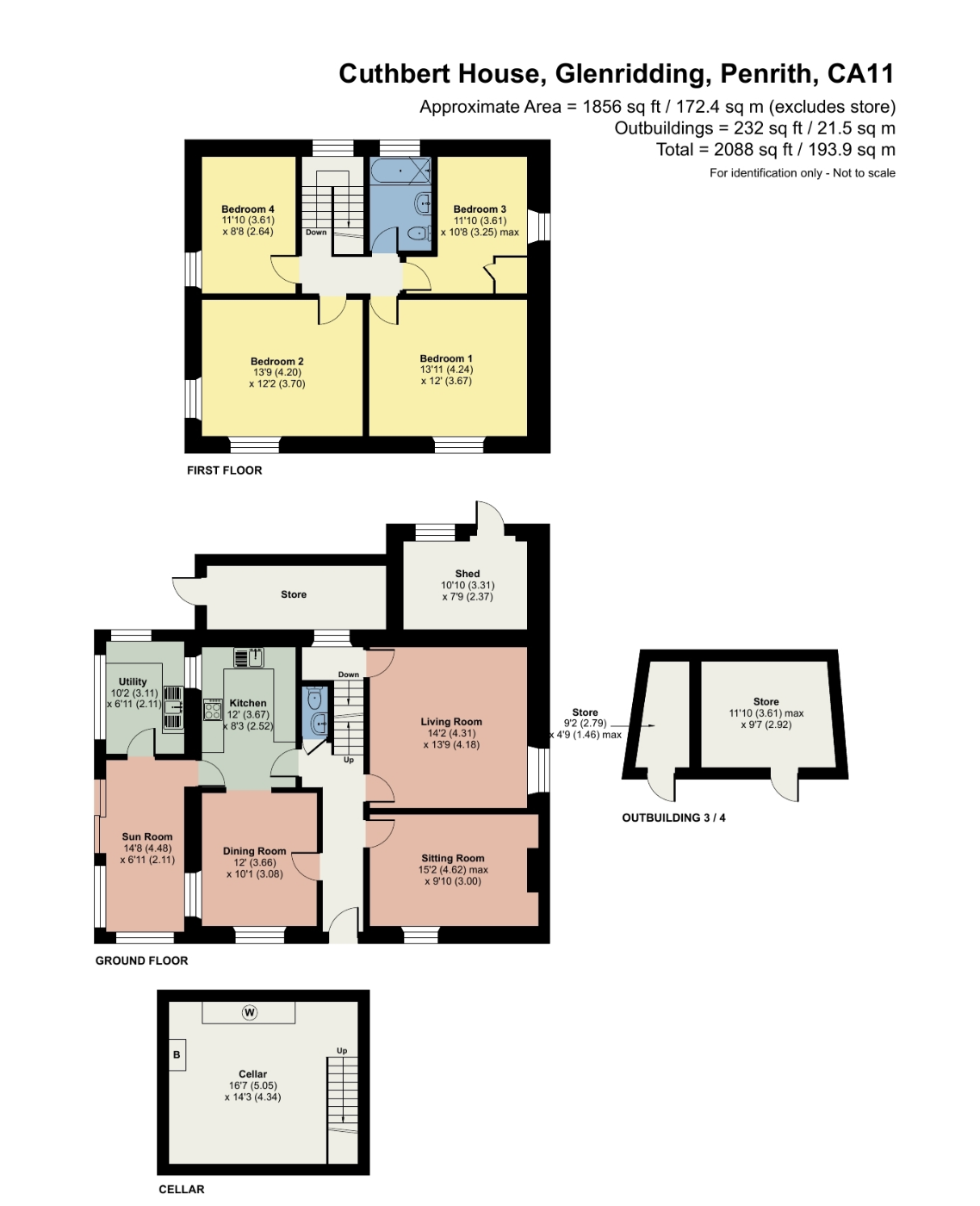 Cuthbert House, Glenridding, Penrith floorplan