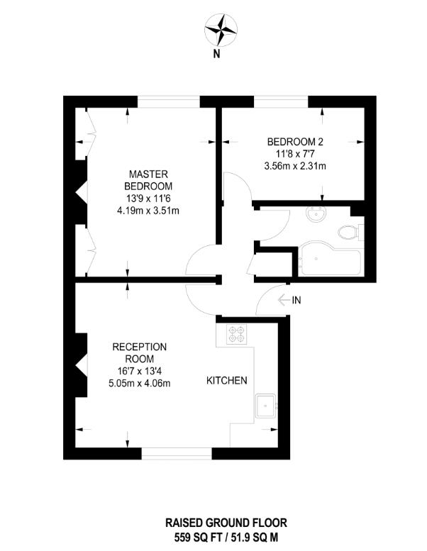 Flat 2, 39, Shooters Hill Road, Blackheath floorplan