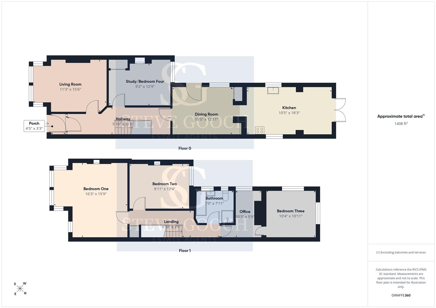 The Knoll, High Street, Drybrook floorplan