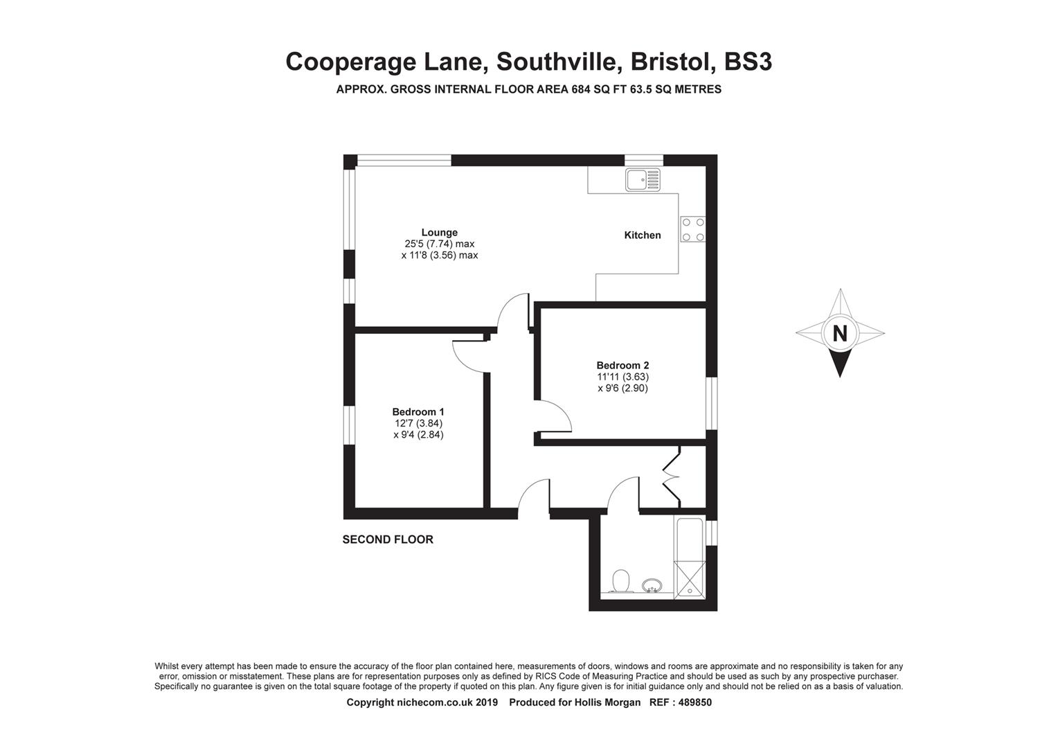 2 Bedrooms Flat for sale in Cooperage Lane, Bristol BS3