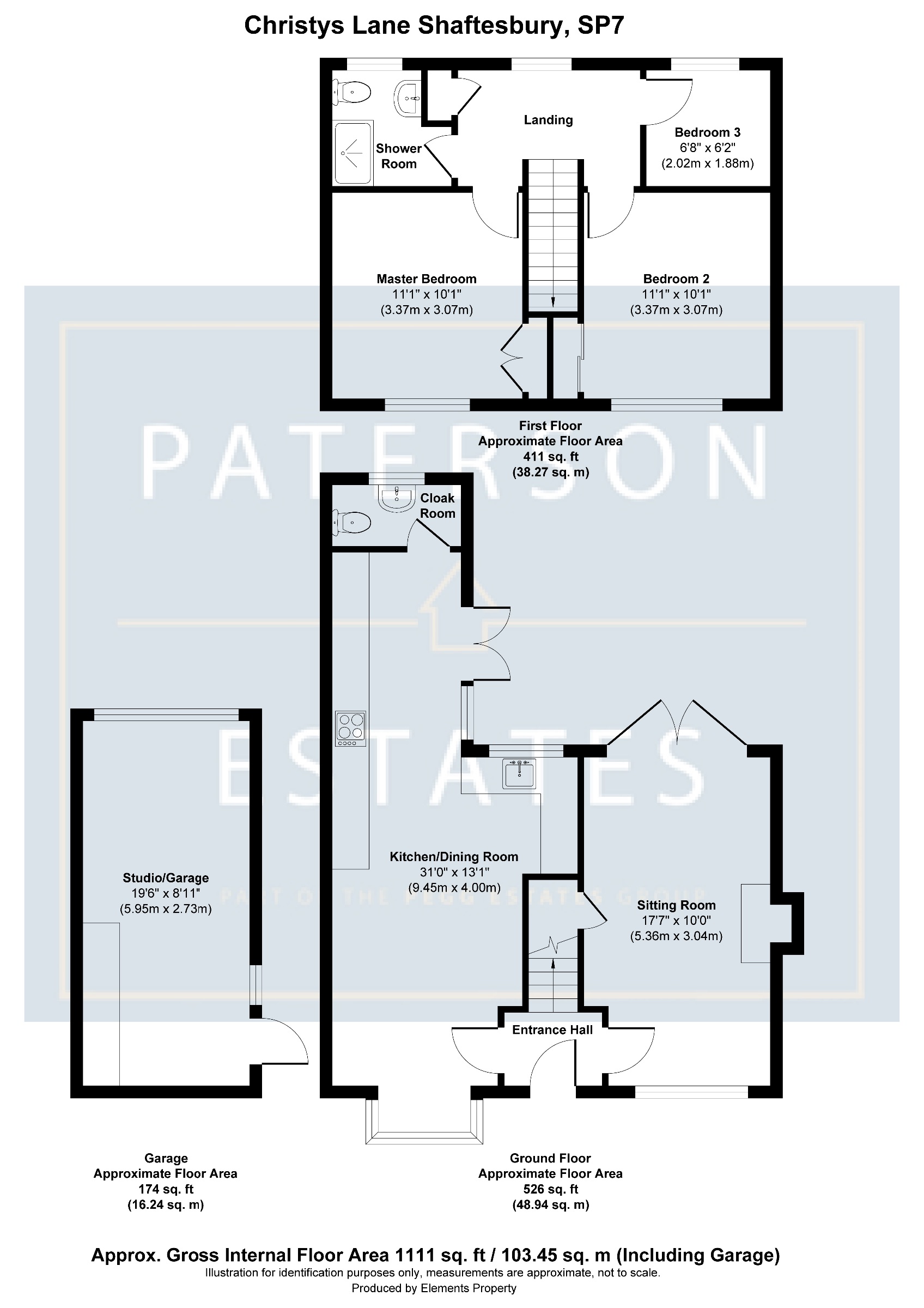 White Cottage, Shaftesbury floorplan
