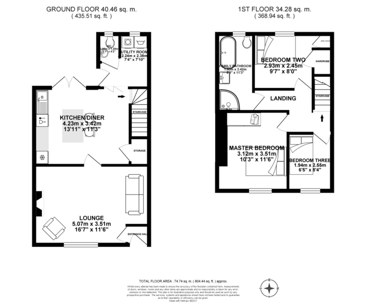 East Street, Leyland floorplan
