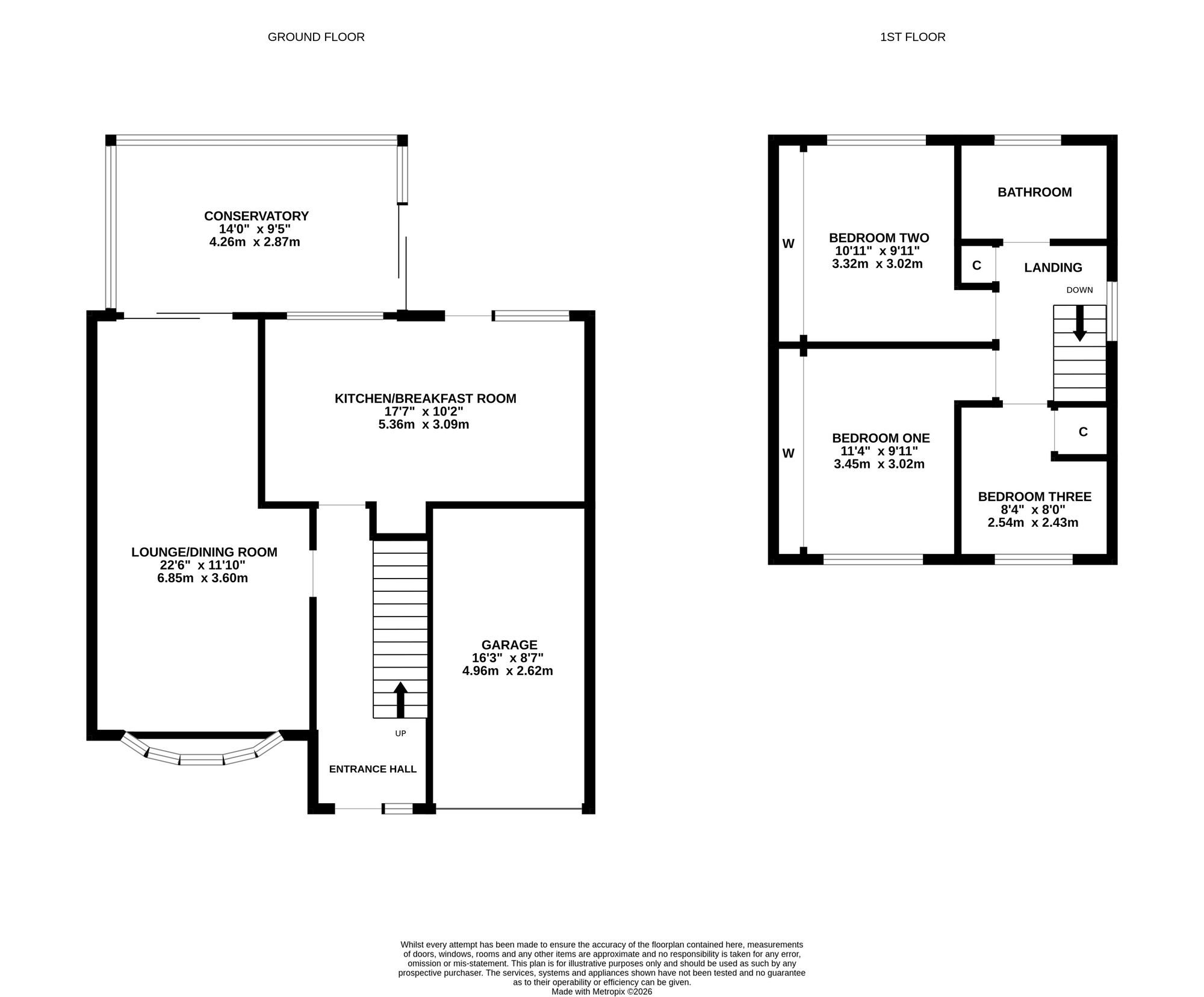 4 Bowland Way, Southampton floorplan