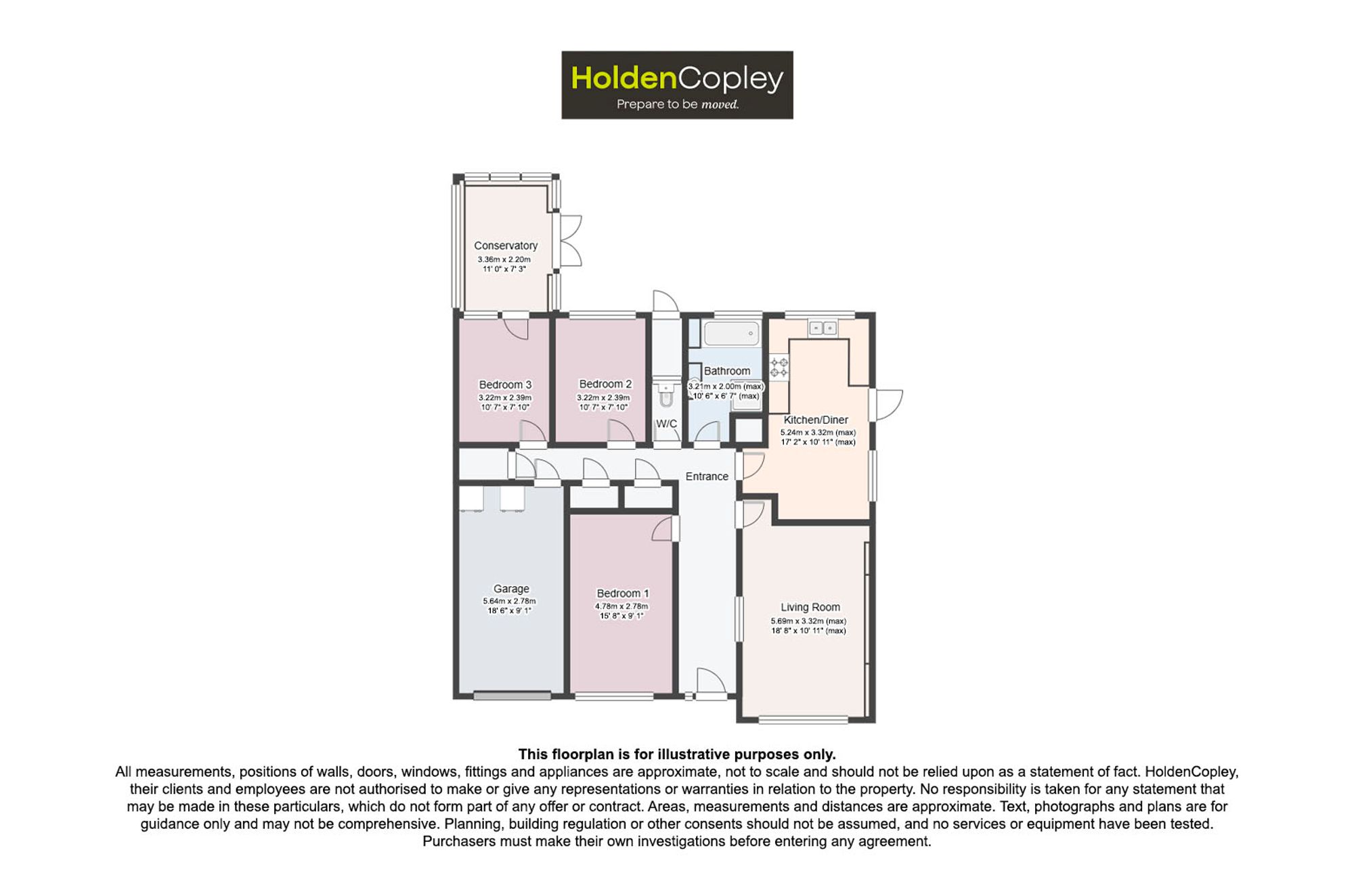 13 The Hollows, Nottingham floorplan
