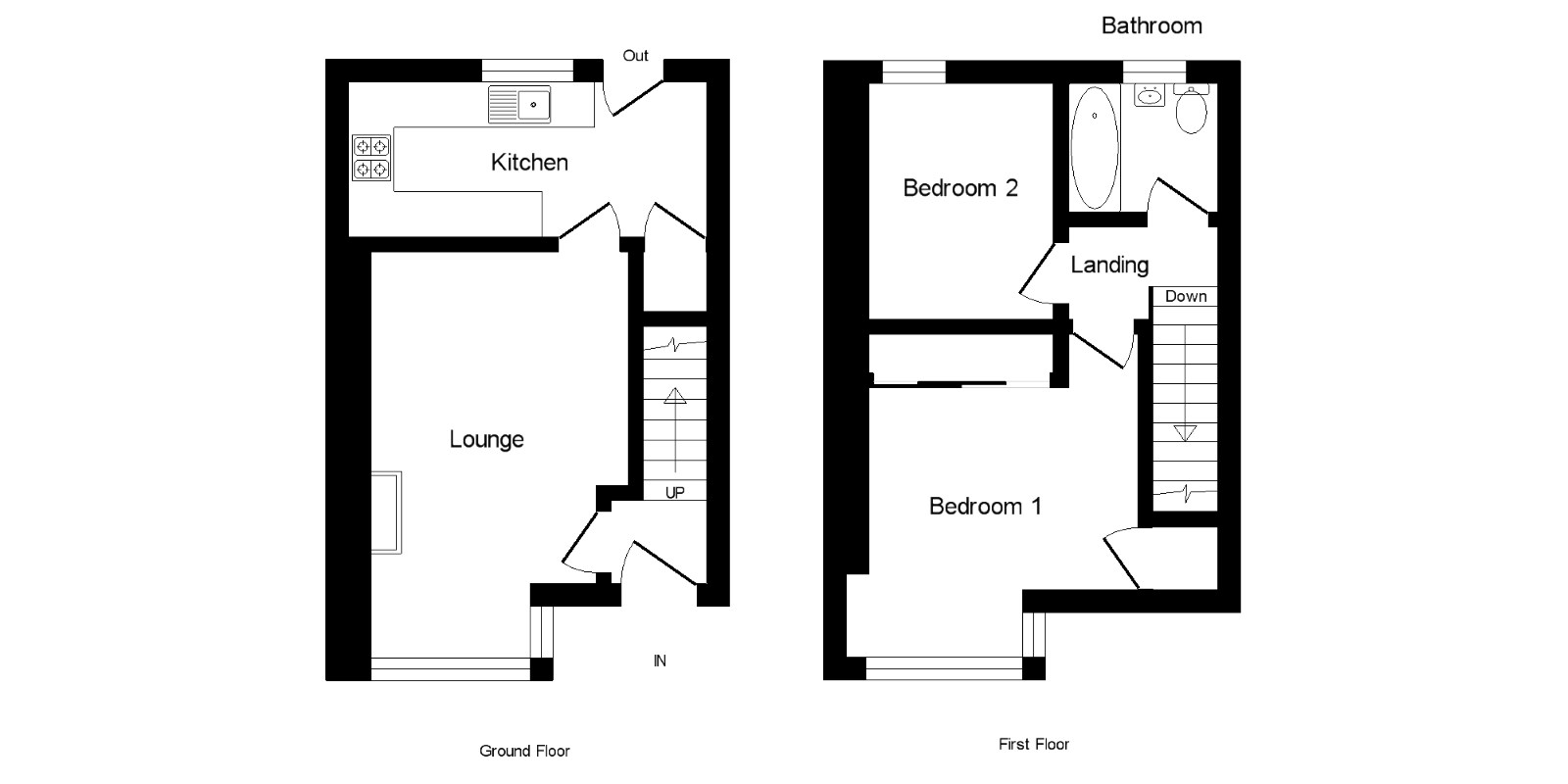 2 Bedrooms Terraced house for sale in Bathgo Avenue, Paisley, Renfrewshire PA1