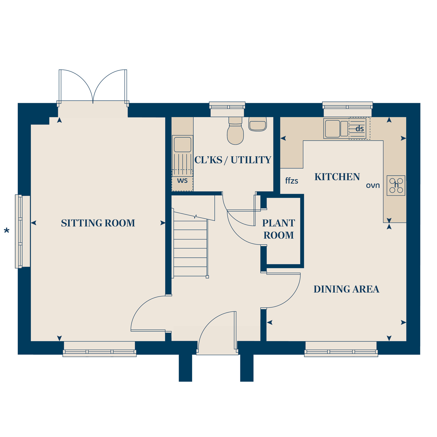 299, Off Roman Road, Holden Fold, Darwen floorplan