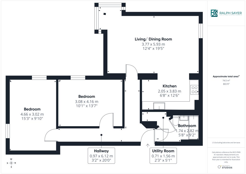 Flat 63, Glen Lednock Drive, Craigmarloch View, Cumbernauld floorplan