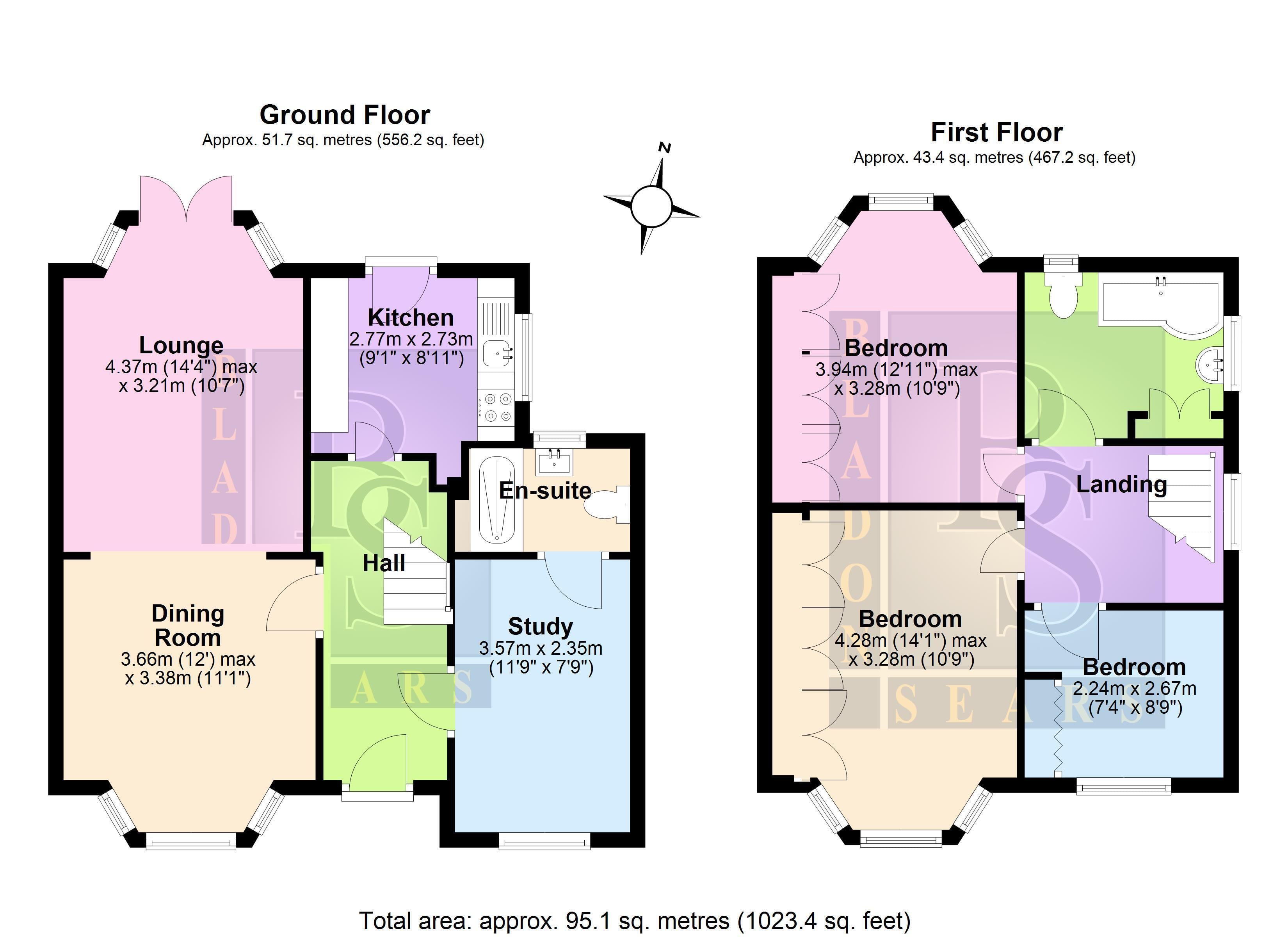 16, Bullescroft Road, Edgware floorplan