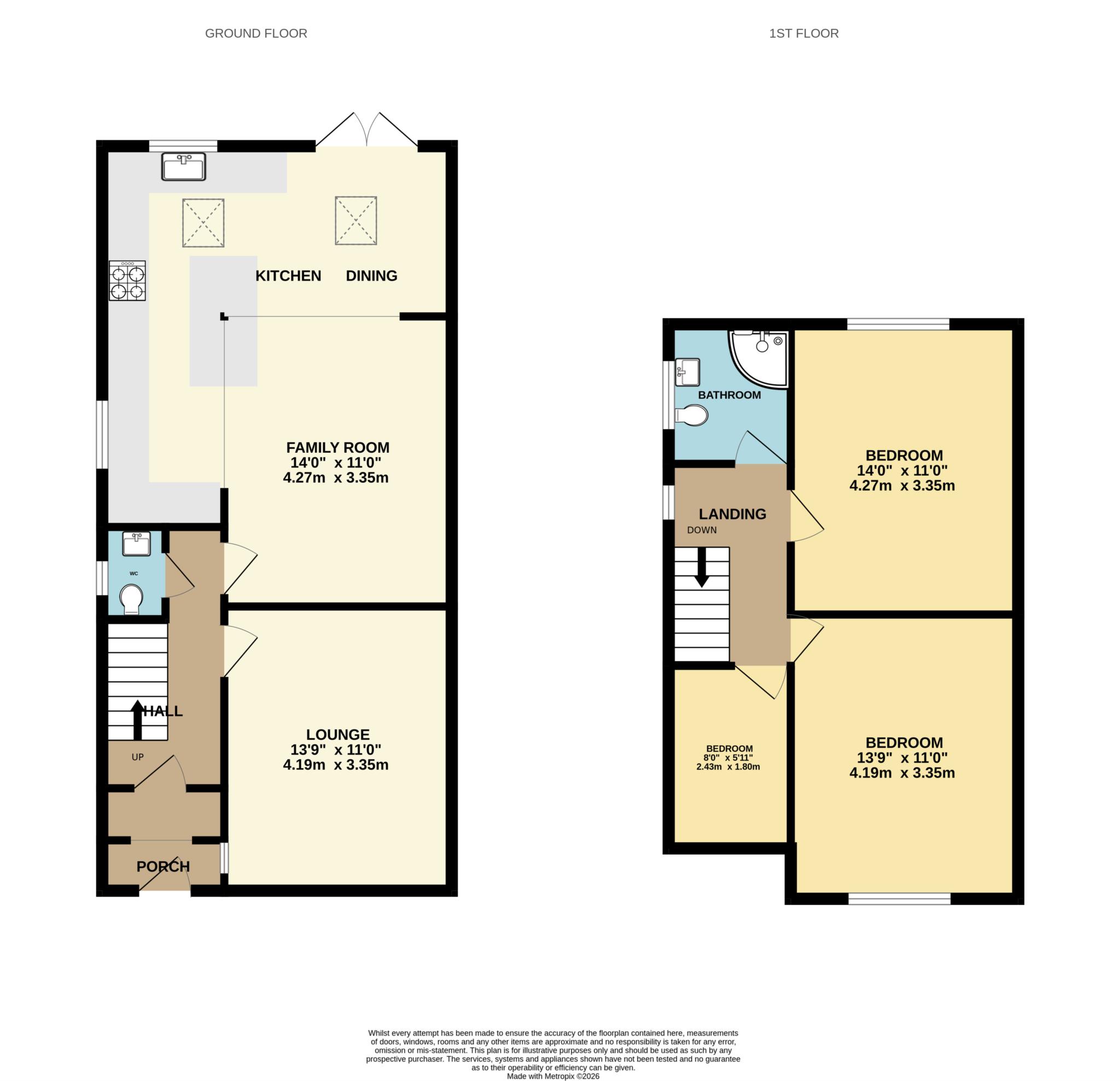 5, Wineva Gardens, Liverpool floorplan