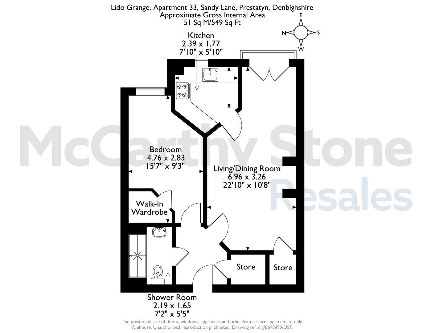 33 Lido Grange, Sandy Lane, Prestatyn floorplan