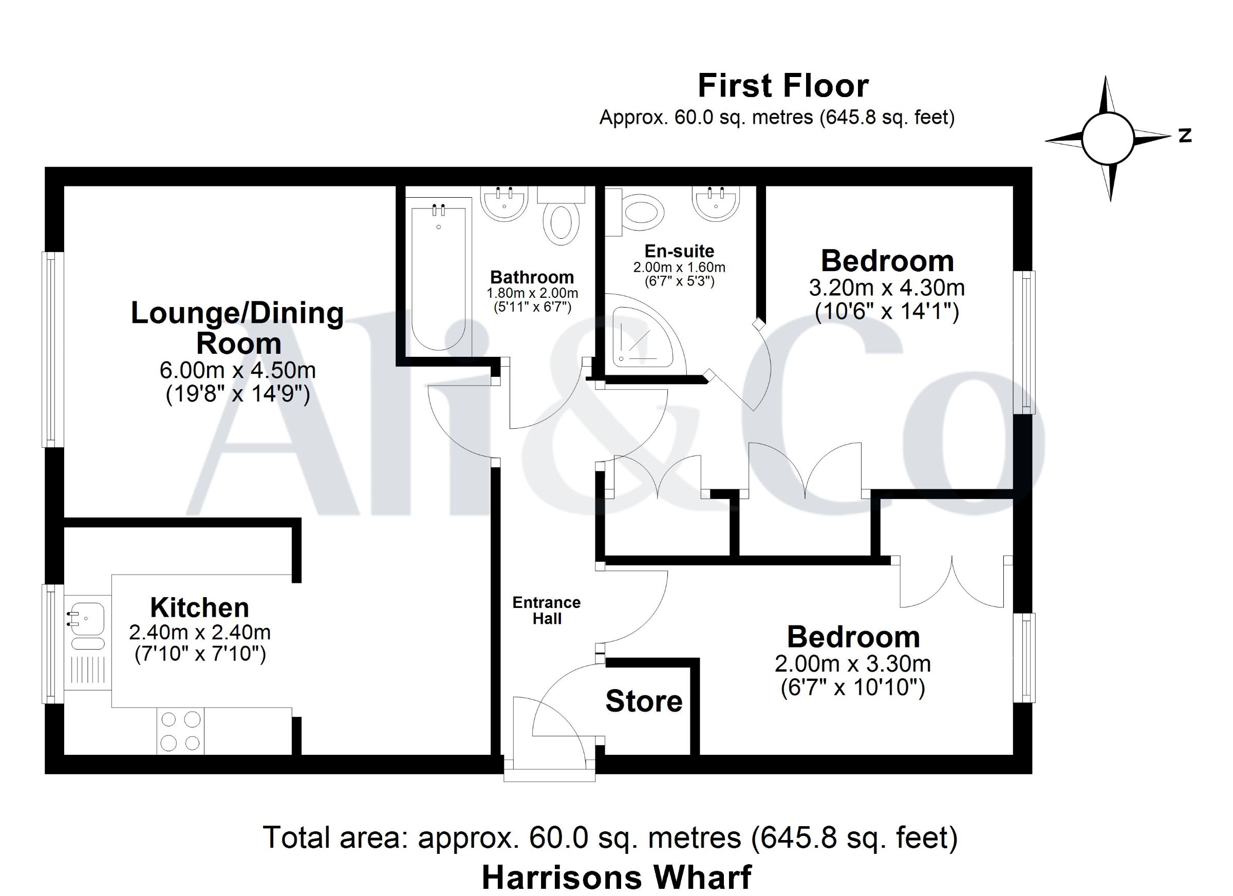 139 Harrisons Wharf, Purfleet-on-Thames floorplan