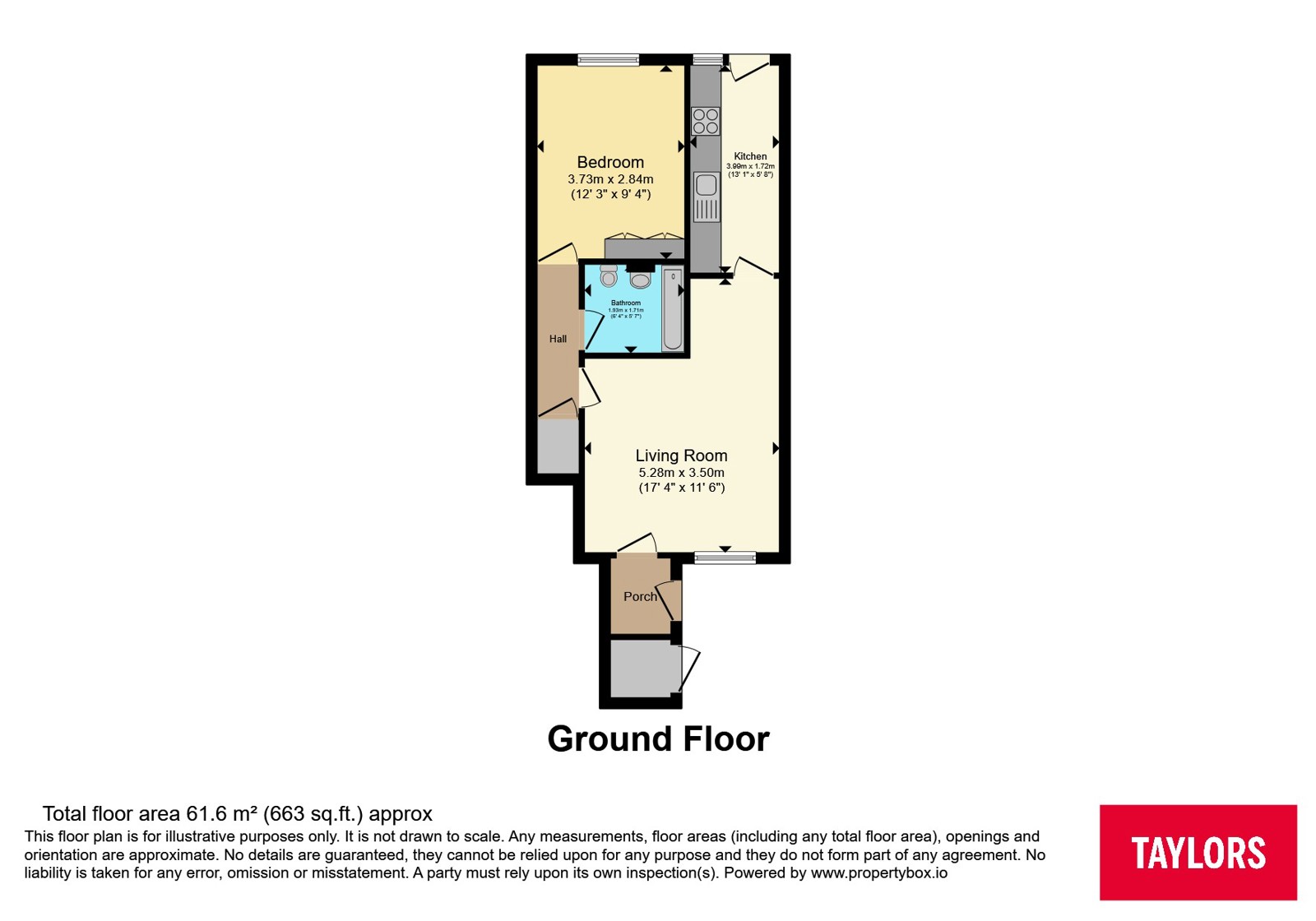 67, Millstream Close, Hertfordshire floorplan