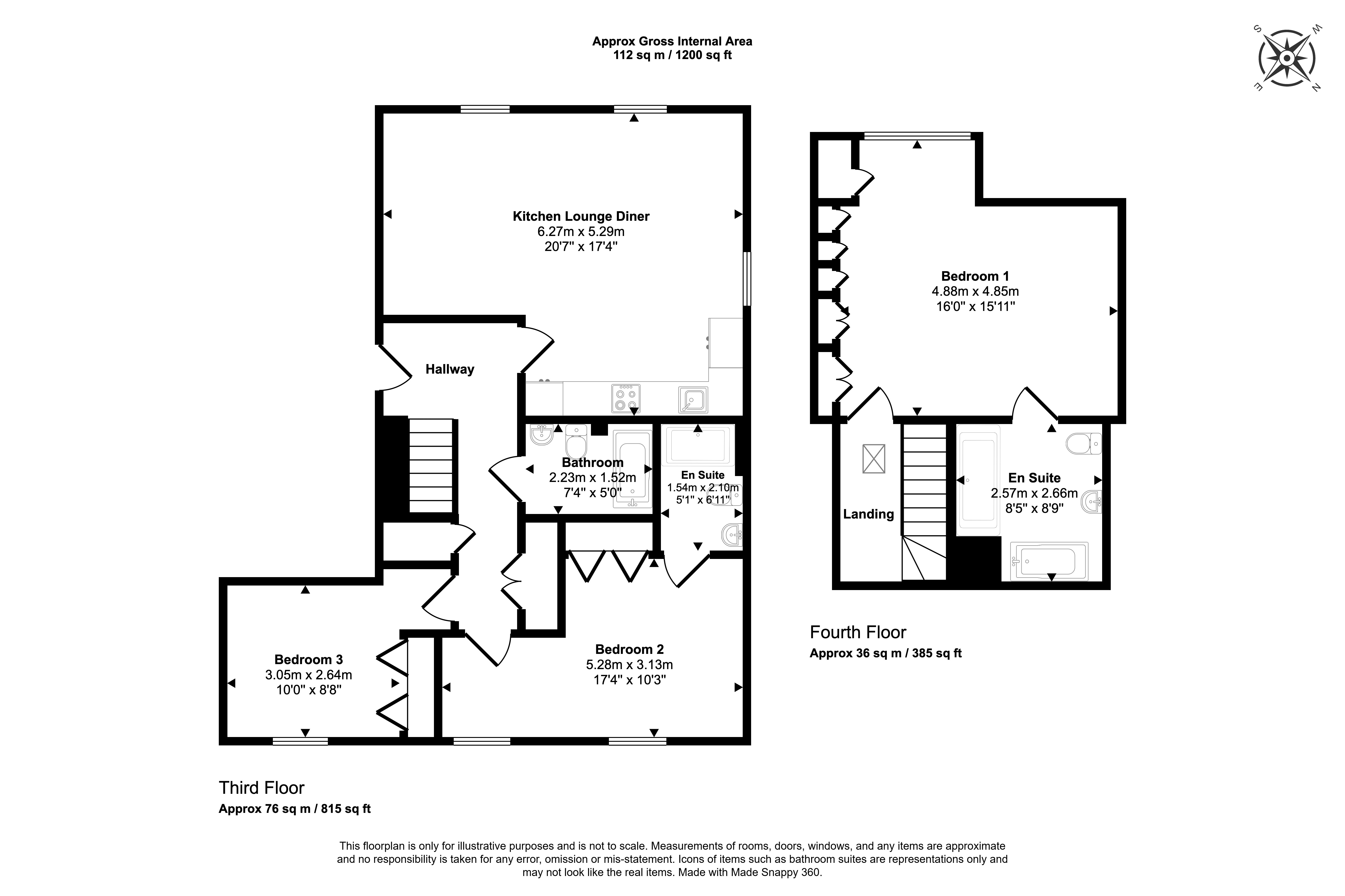6 Elms Road, London SW4 floorplan