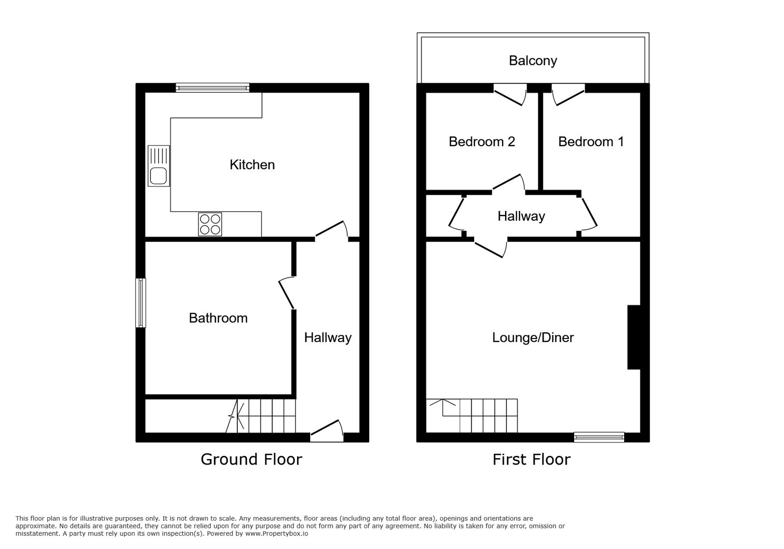 Flat 2, 8, Cedric Road, Kent floorplan