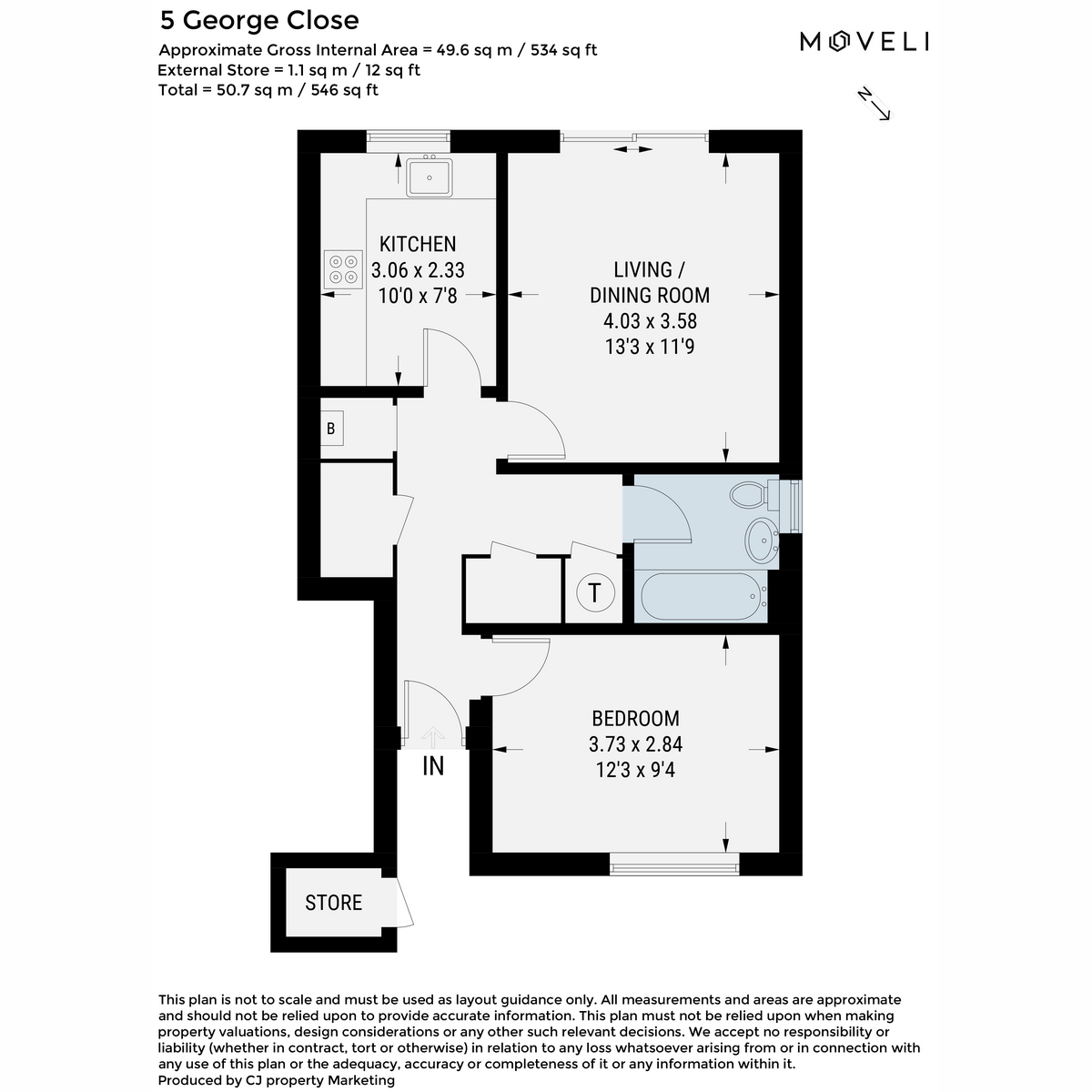 George Close, Marlow floorplan