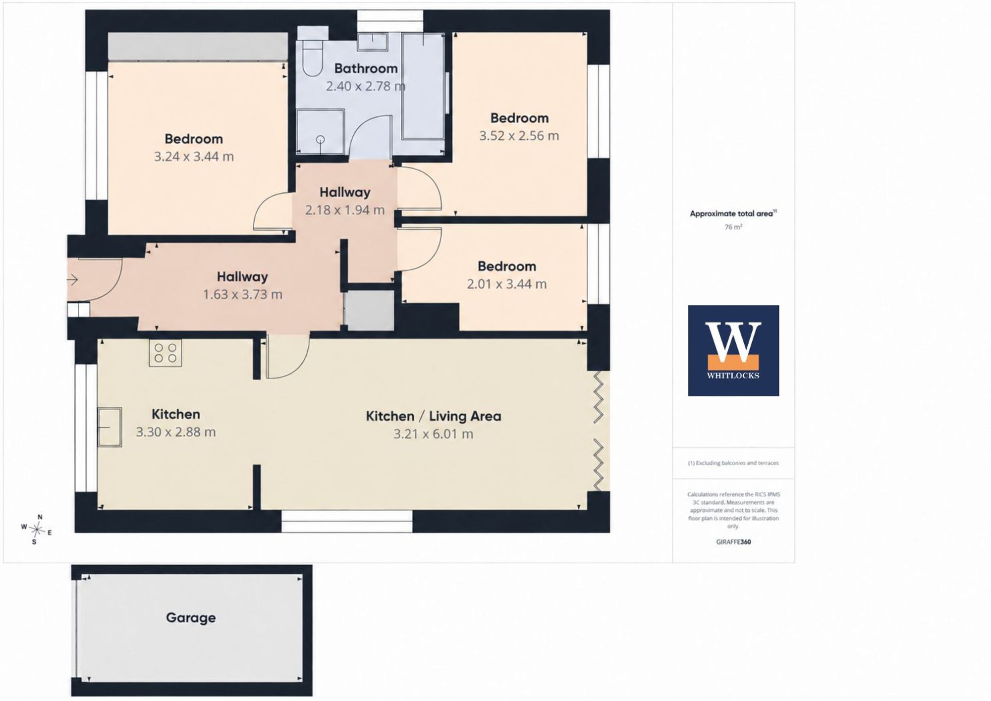 1 Sudbury Close, Bognor Regis floorplan