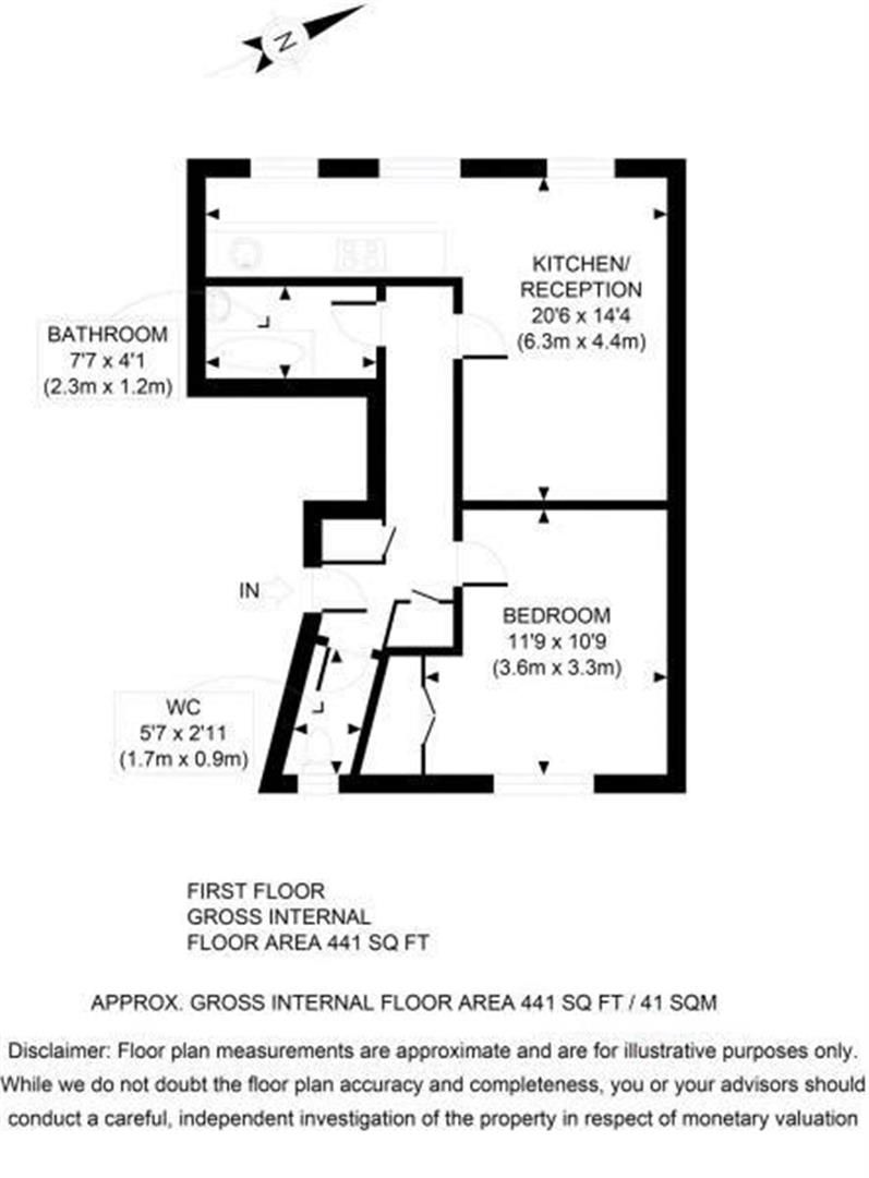 1 Bedrooms Flat to rent in Goldhurst Terrace, London NW6