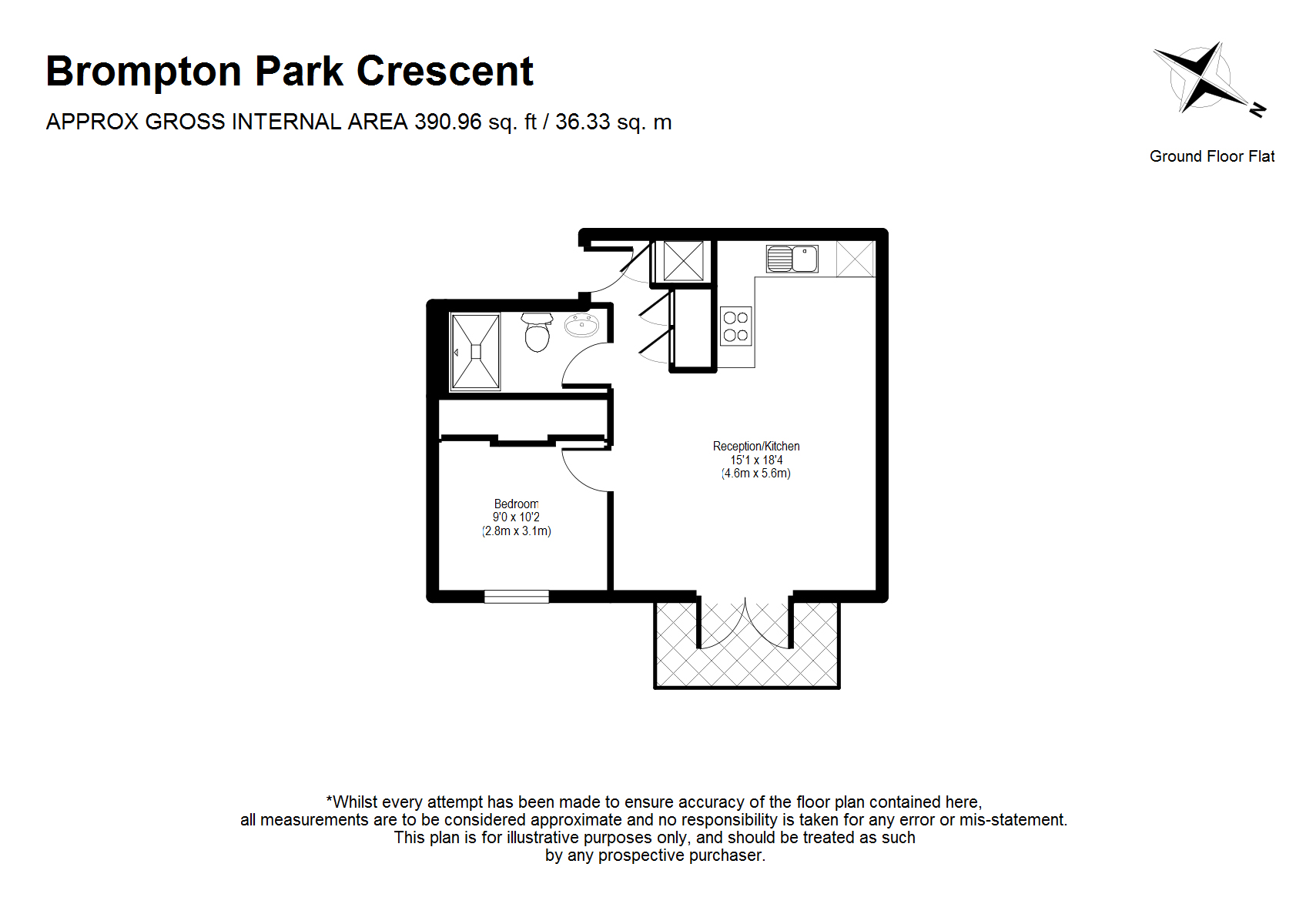 Brompton Park Crescent, London floorplan