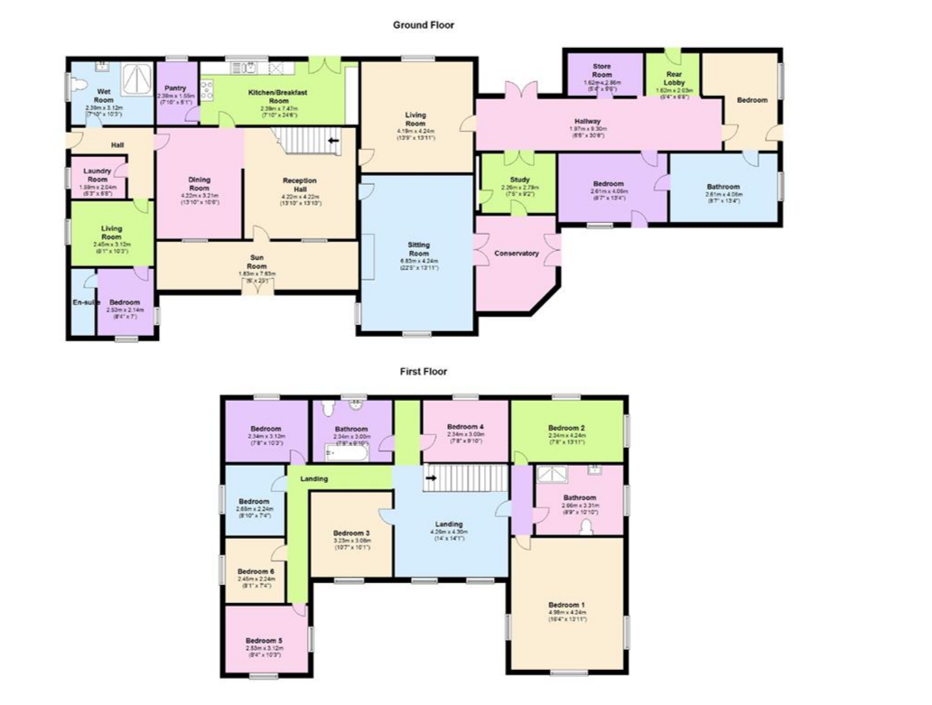 Caeshedrem, Cwmann, Lampeter floorplan