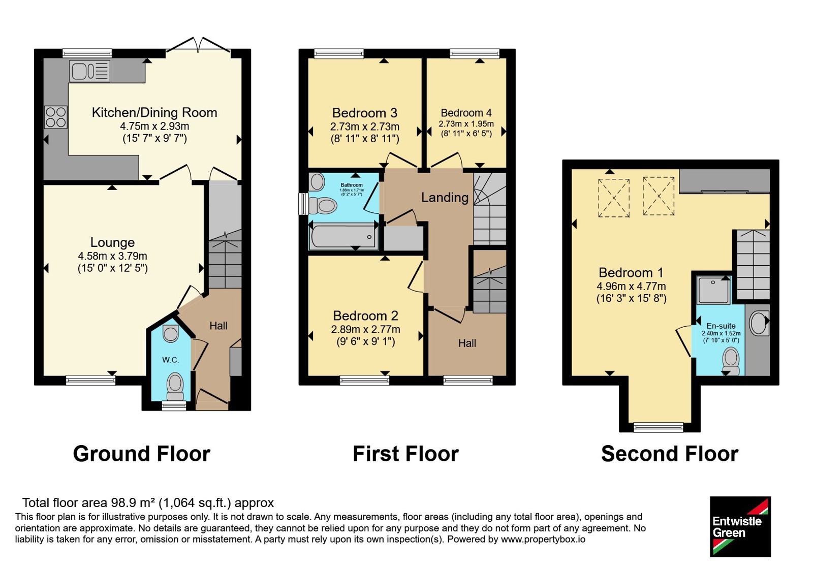 5, Derwent Close, Leyland floorplan
